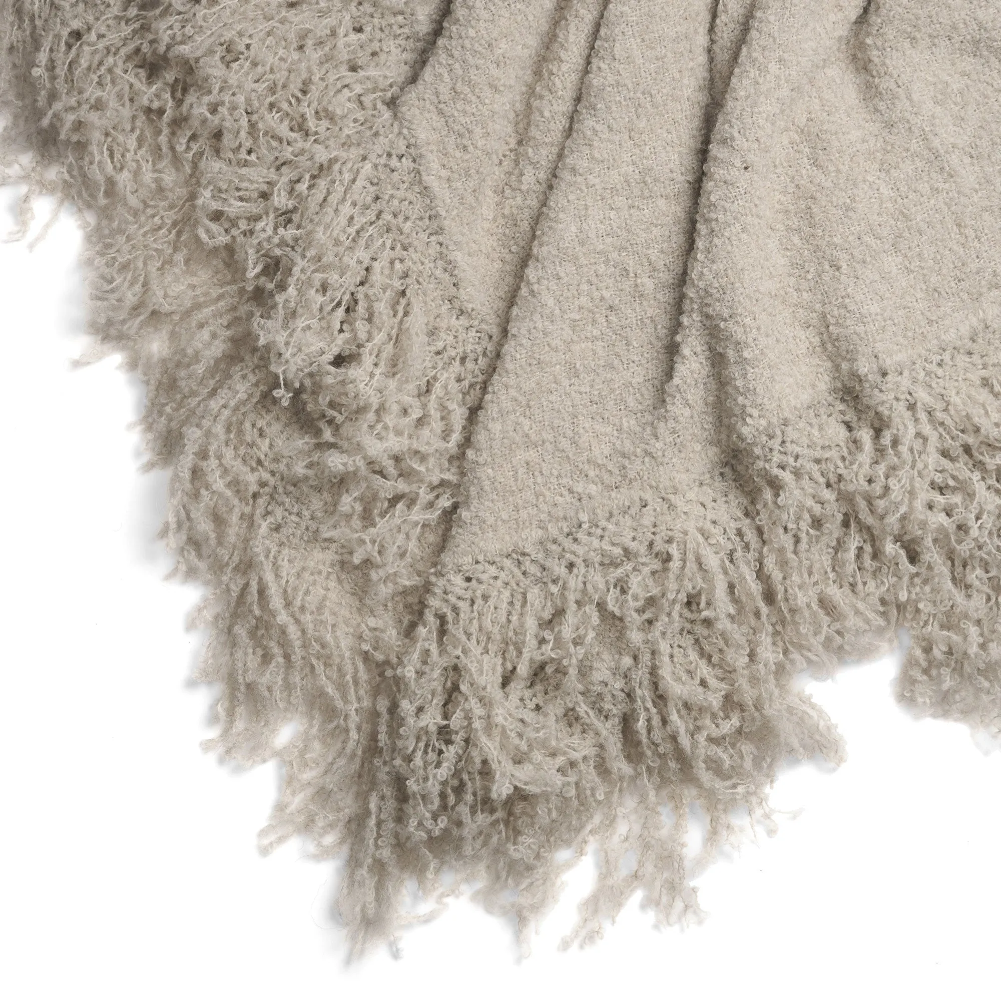 Beige Throw