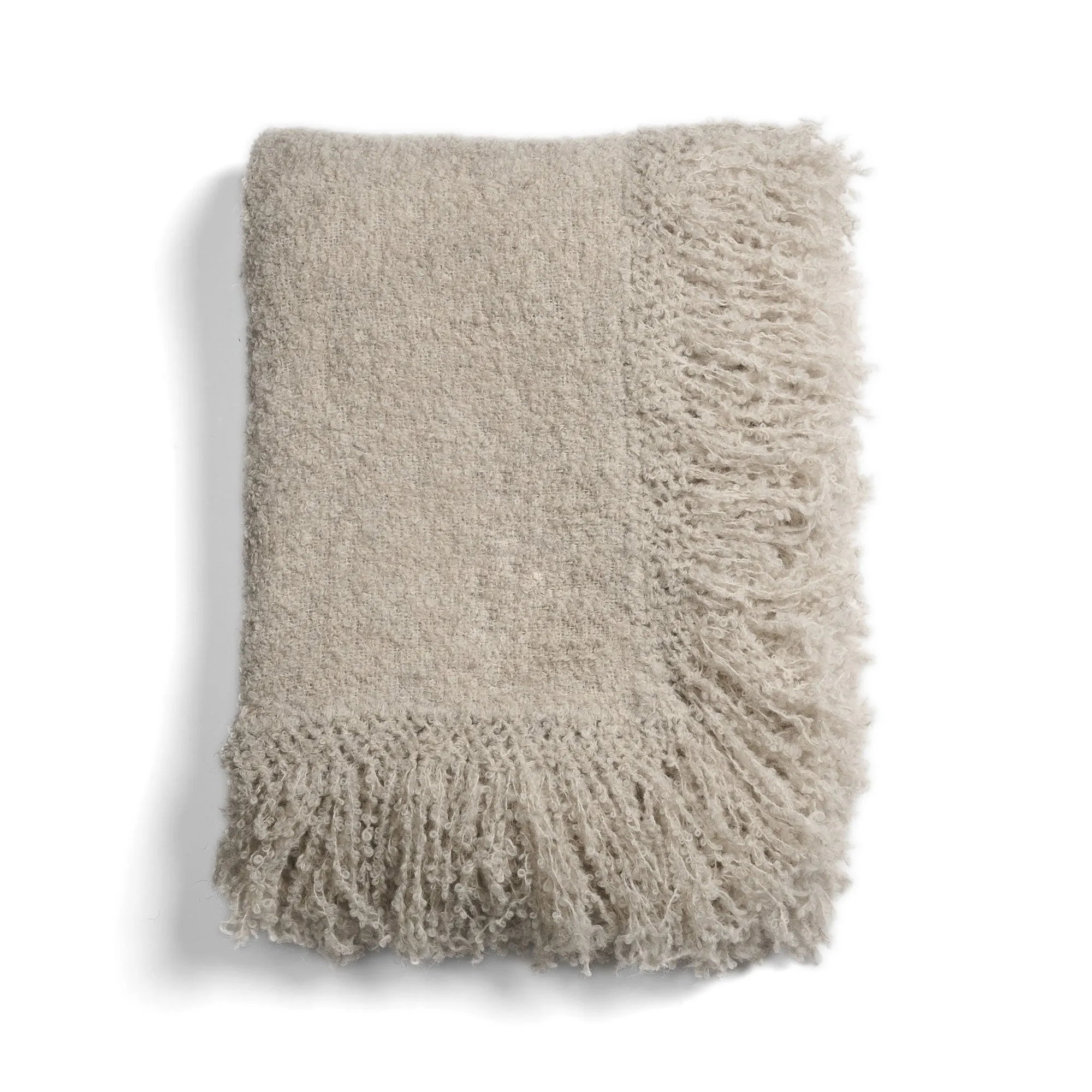 Beige Throw