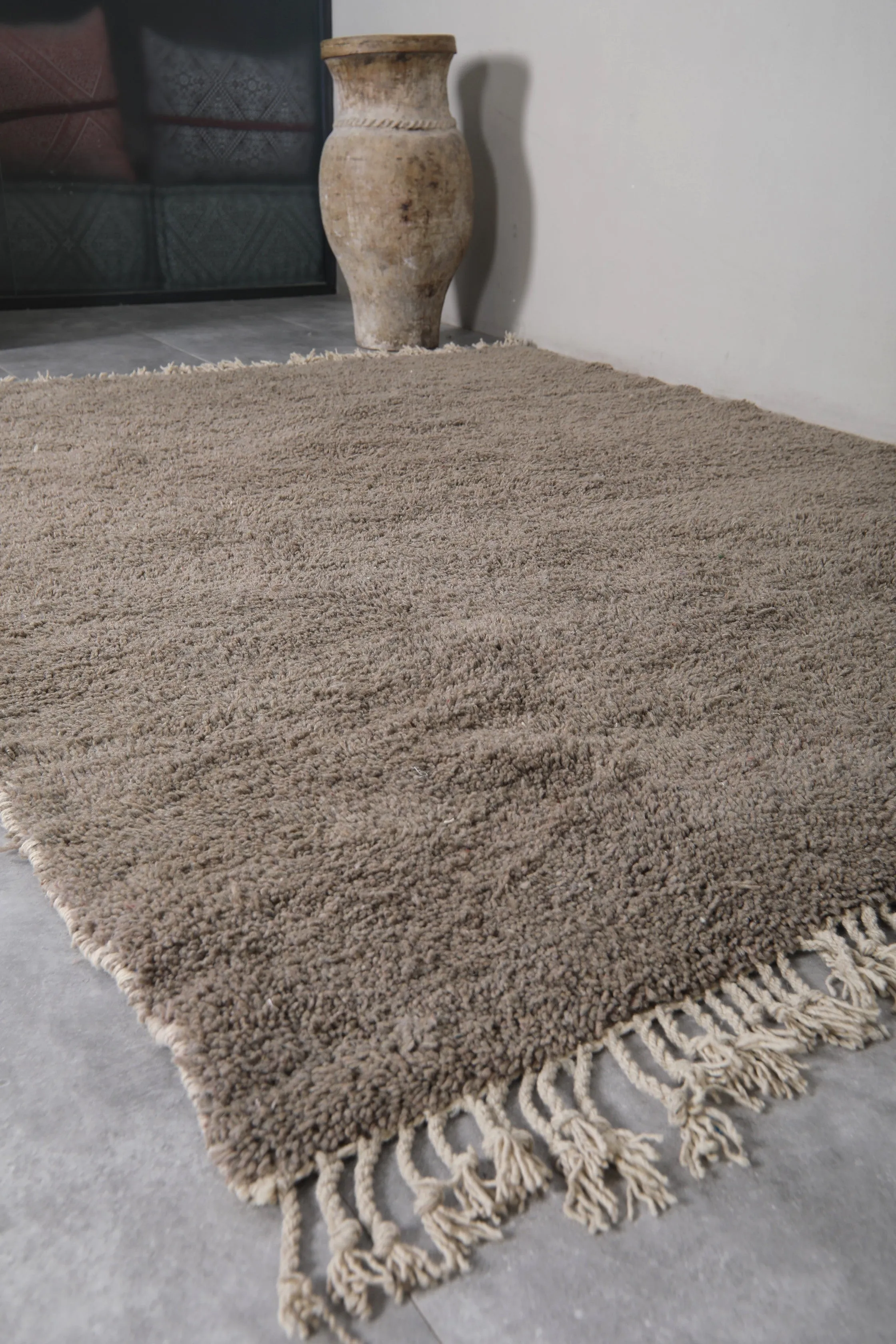 Beni Ourain Rug - 7.5 x 9.6 Feet | Handmade Moroccan Wool