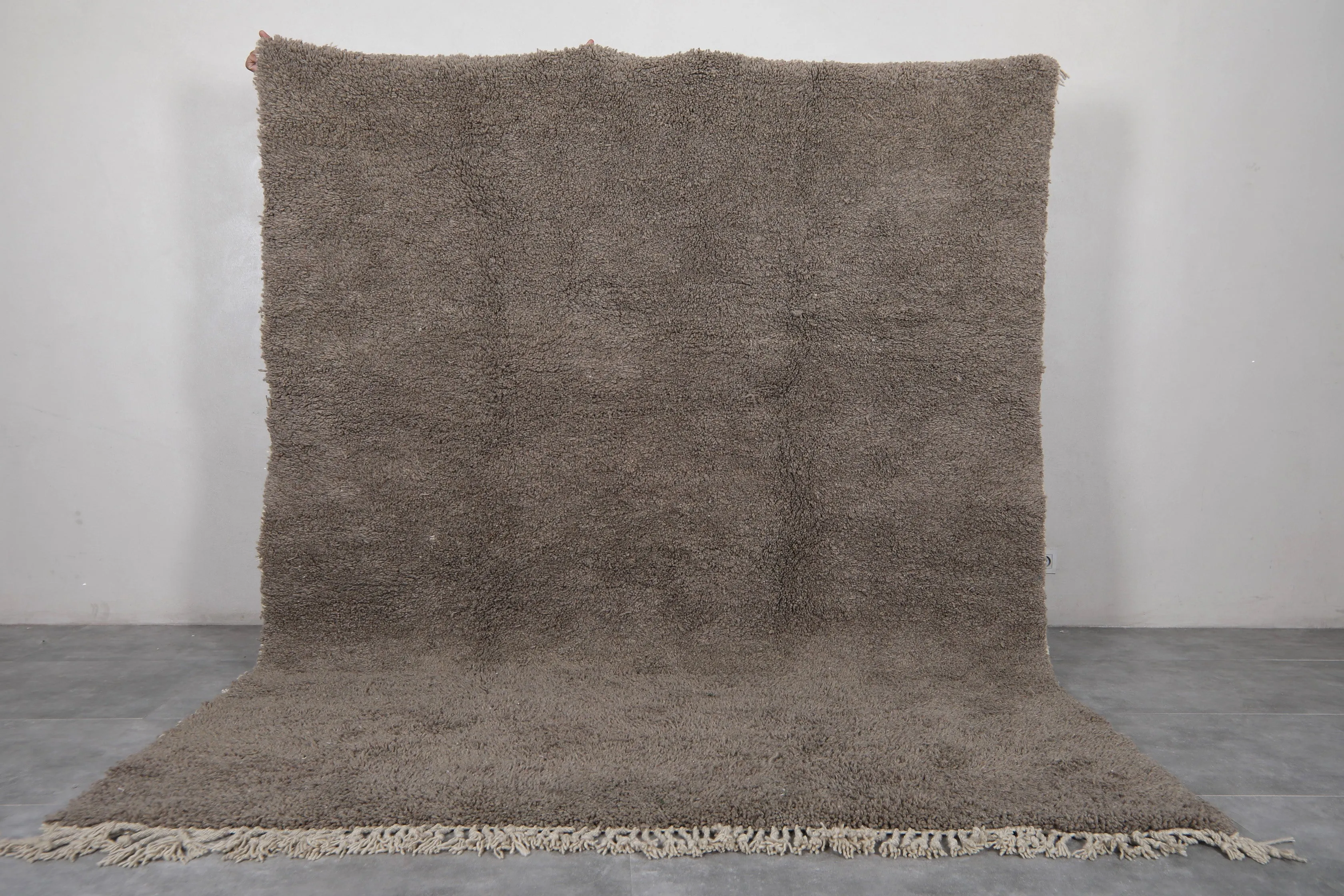 Beni Ourain Rug - 7.5 x 9.6 Feet | Handmade Moroccan Wool