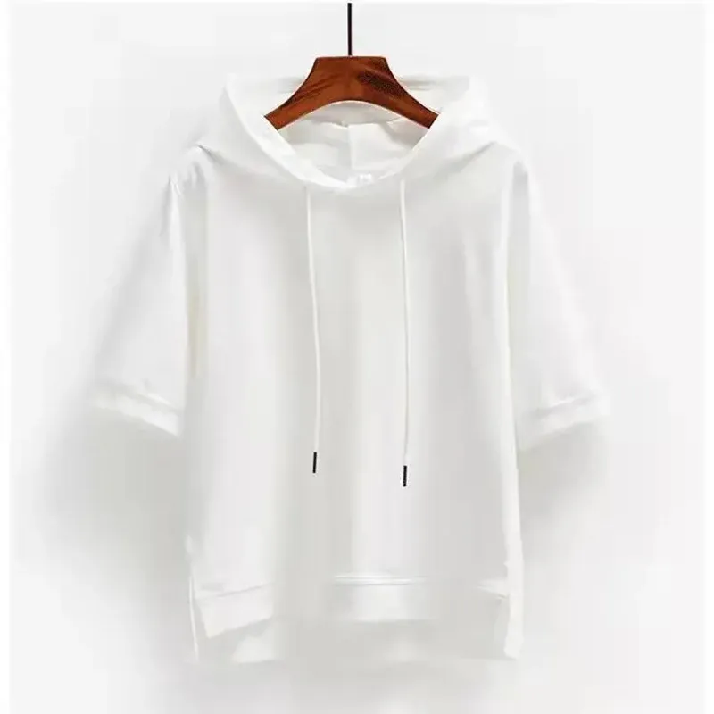 Bianca Short-Sleeve Hoodie