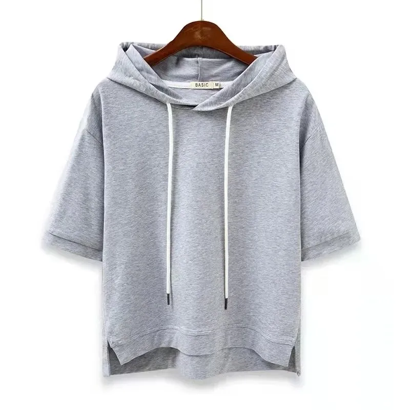 Bianca Short-Sleeve Hoodie