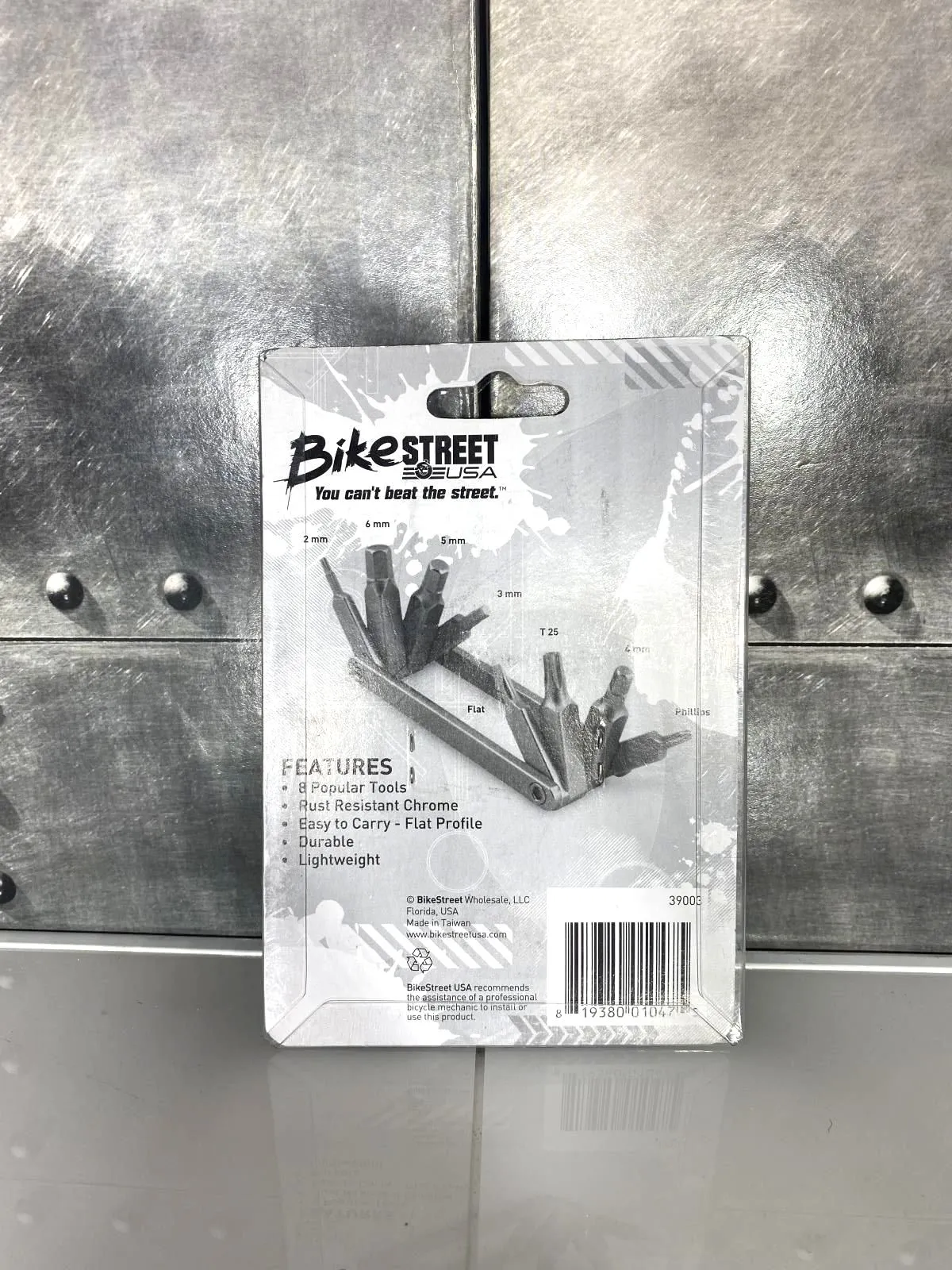 Bike Bicycle Street USA 8 in 1 Lightweight Rust Resistant Multi Tool New