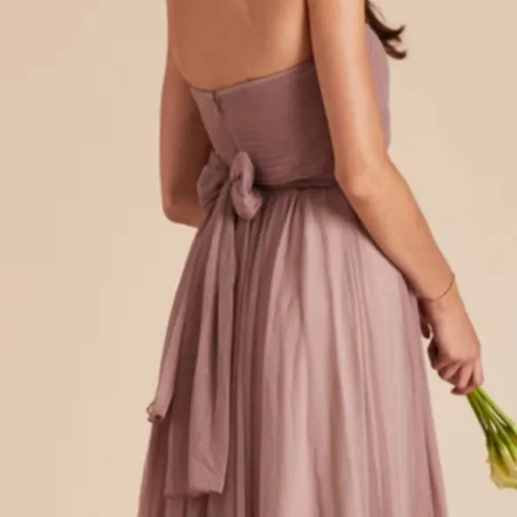 Birdy Grey Christina Sandy Mauve Convertible Tulle Dress Medium Bridesmaid Prom