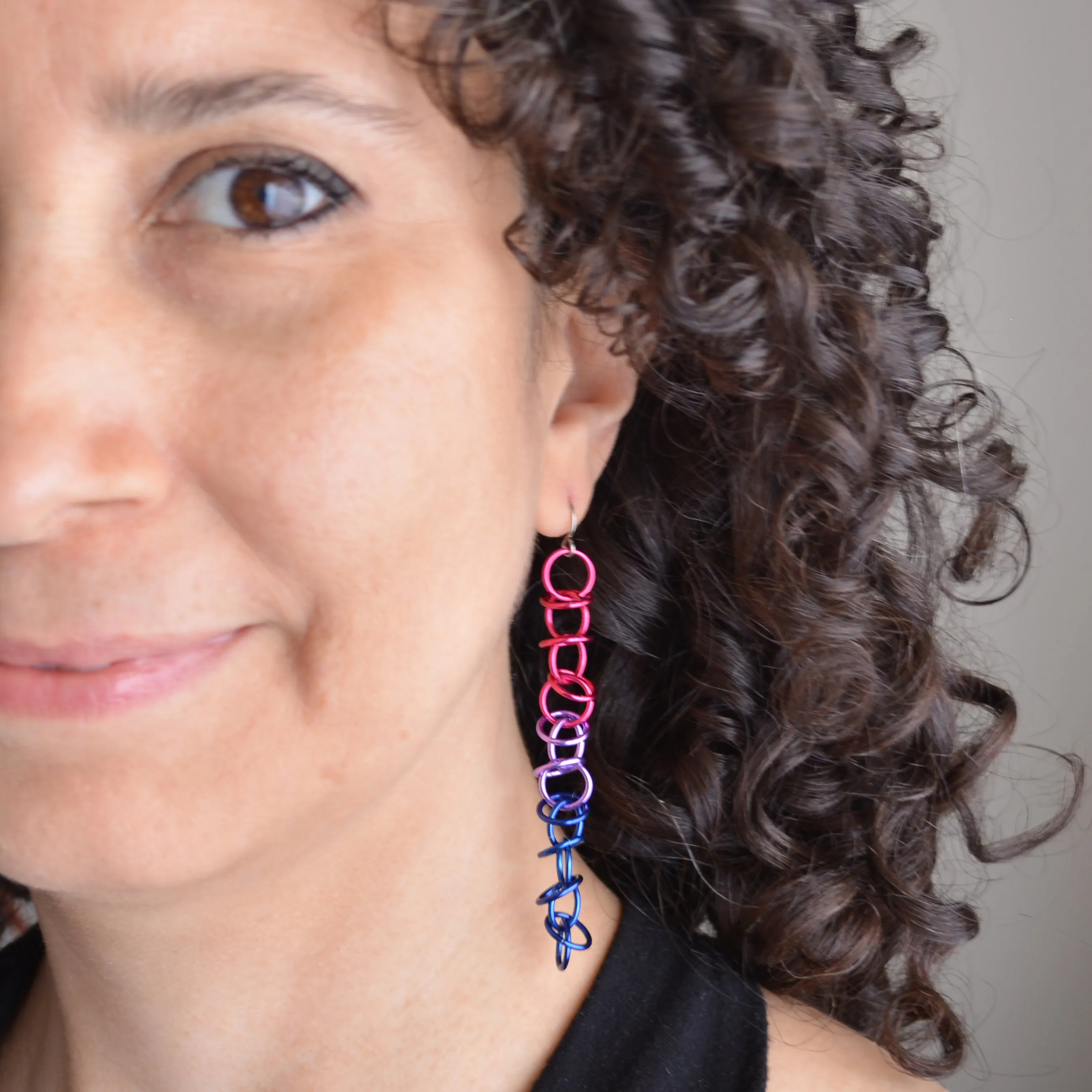 Bisexual Pride - Orbital Earrings