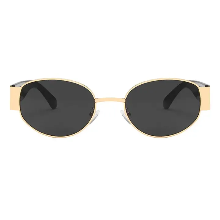 Black and Gold Elliott Polarized Sunglasses