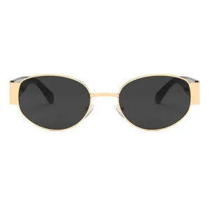 Black and Gold Elliott Polarized Sunglasses