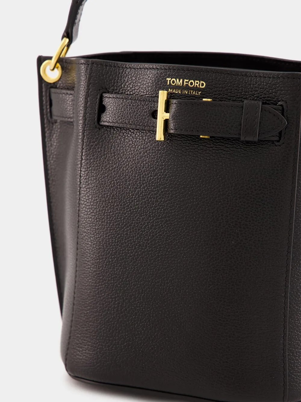 Black Mini Audrey Bucket Bag