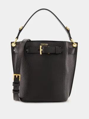Black Mini Audrey Bucket Bag