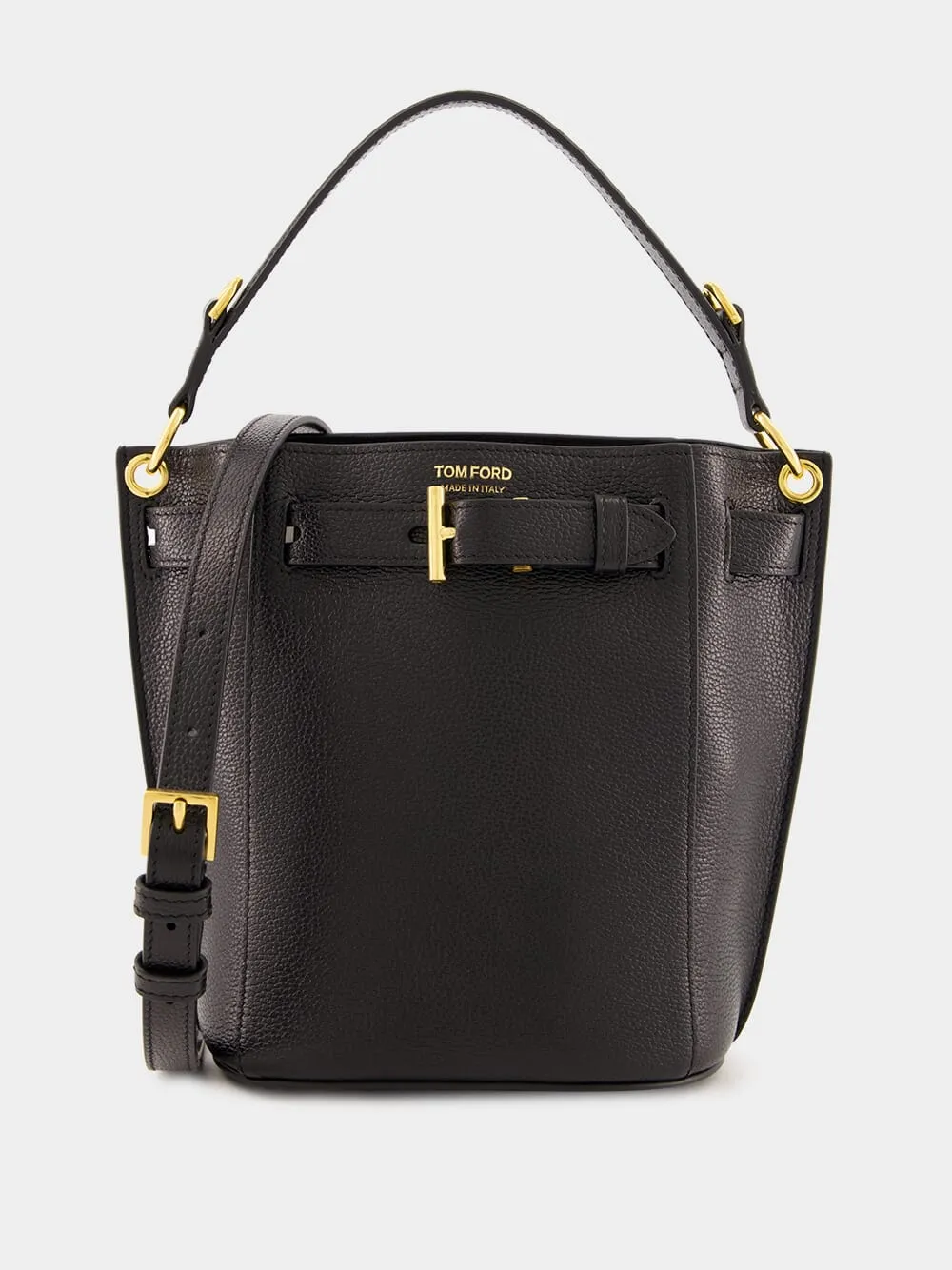 Black Mini Audrey Bucket Bag