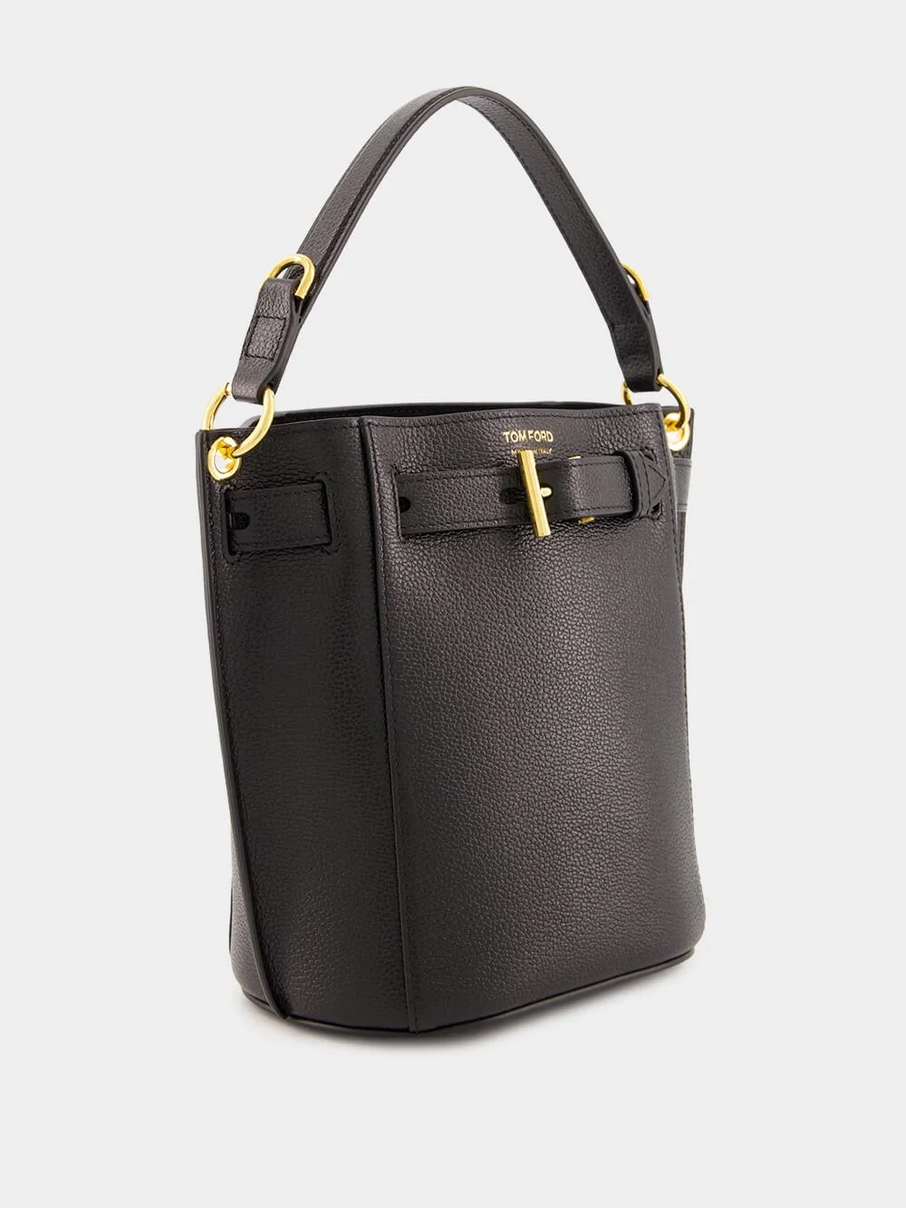 Black Mini Audrey Bucket Bag