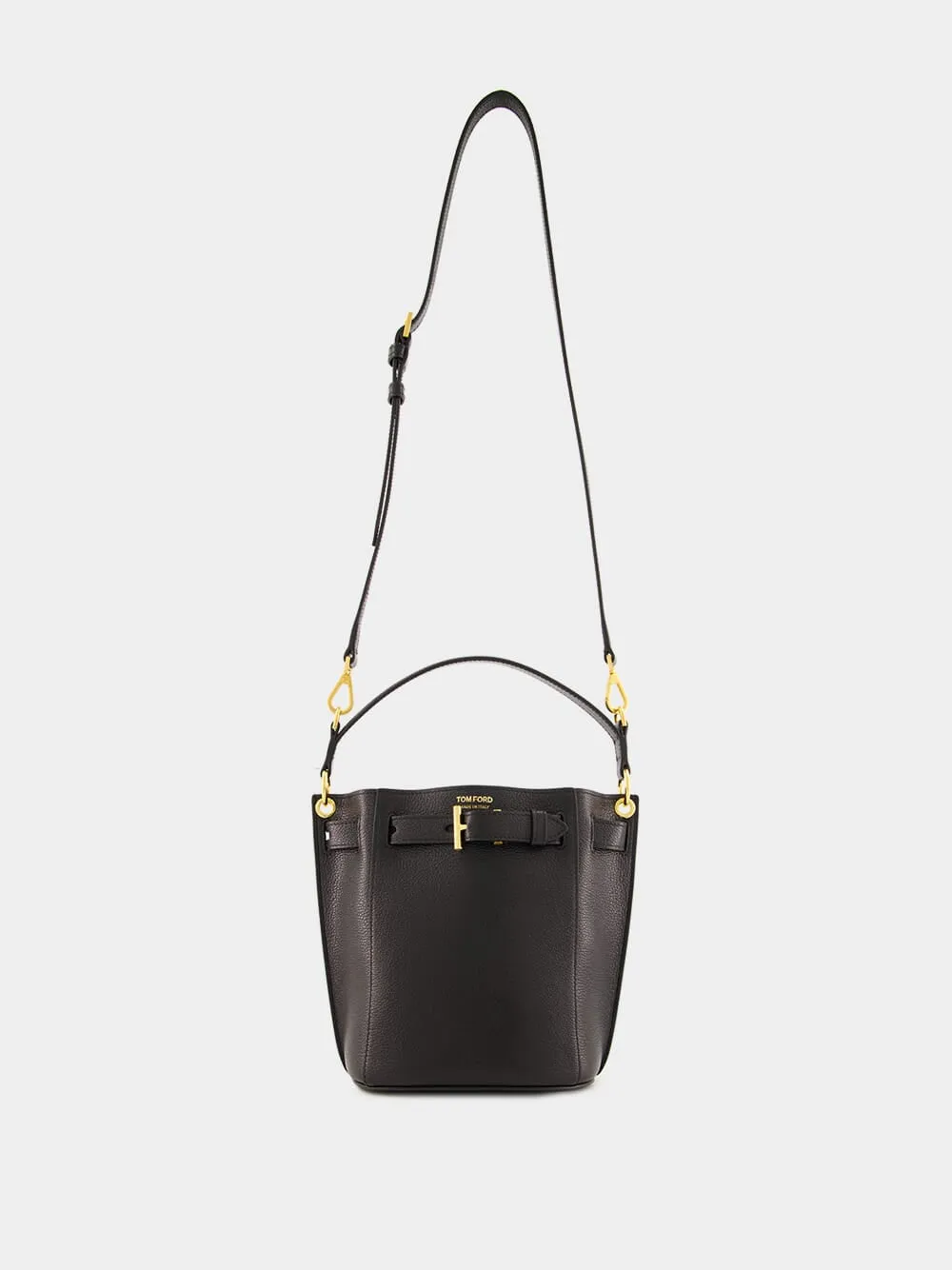 Black Mini Audrey Bucket Bag