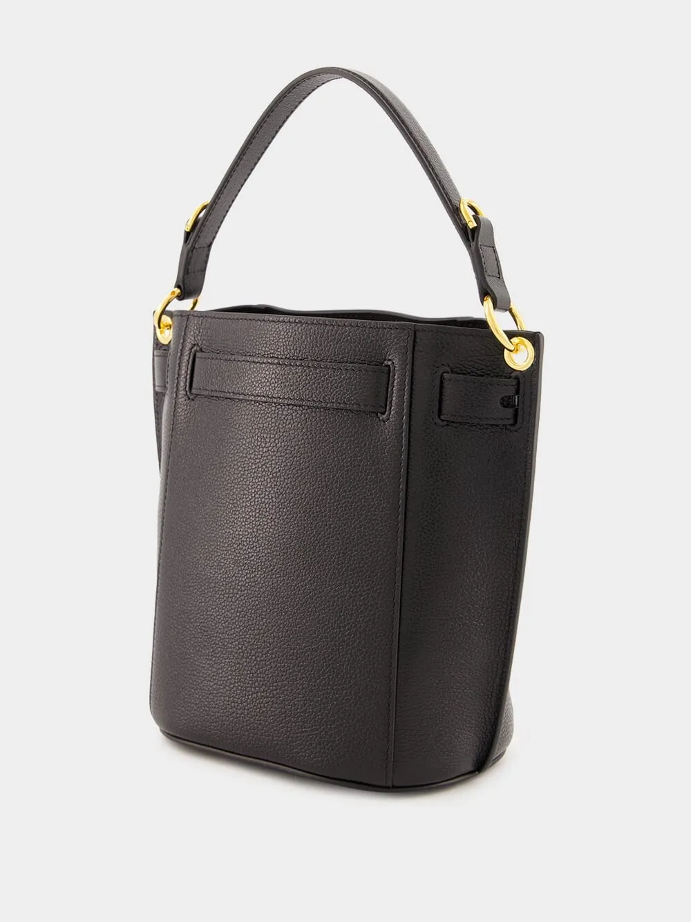 Black Mini Audrey Bucket Bag