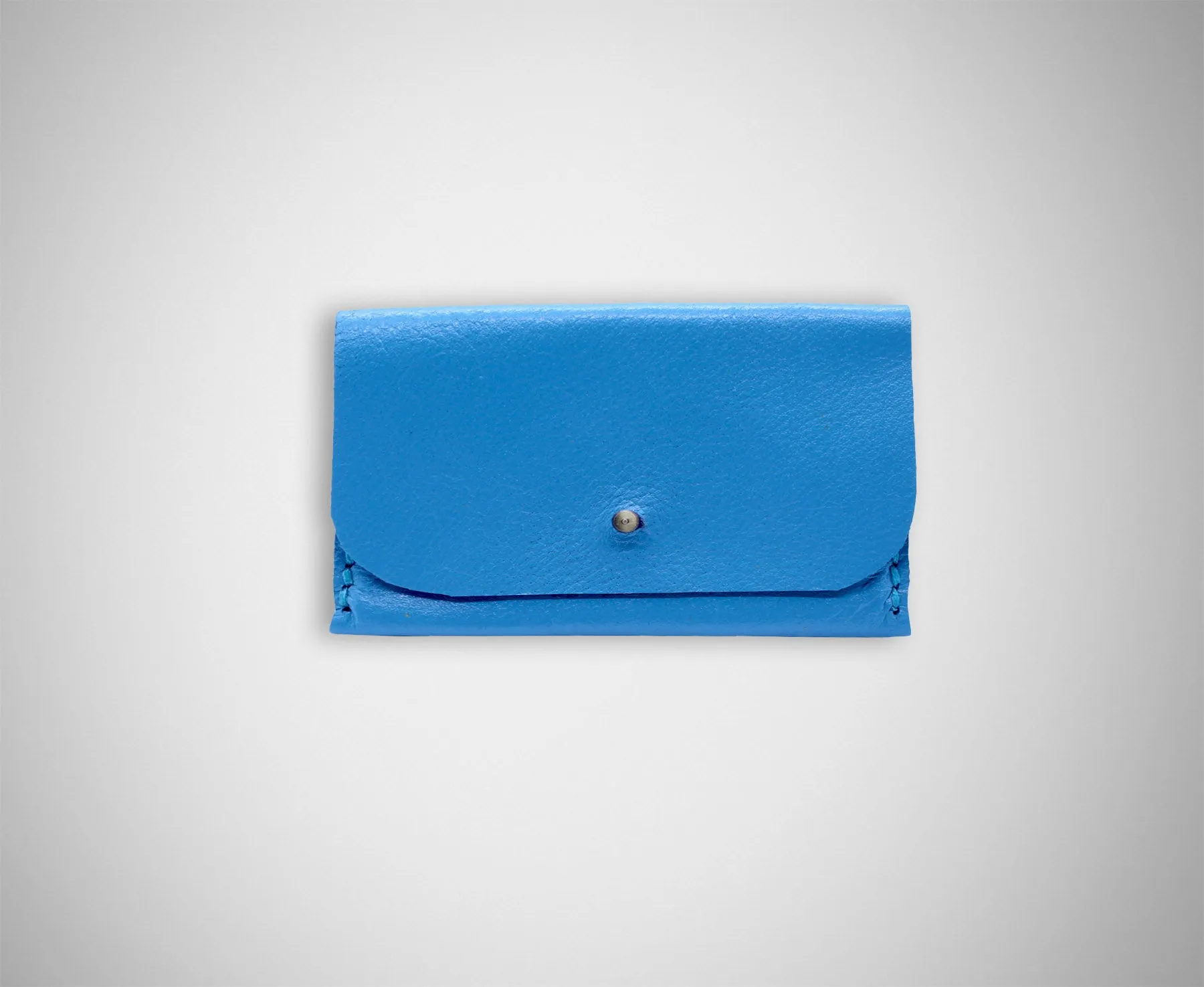Blue Minimalist Card Case