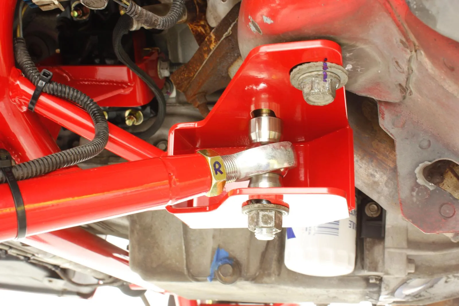 BMR Turbo K-member,  LS1 Motor Mounts, Standard Rack Mounts