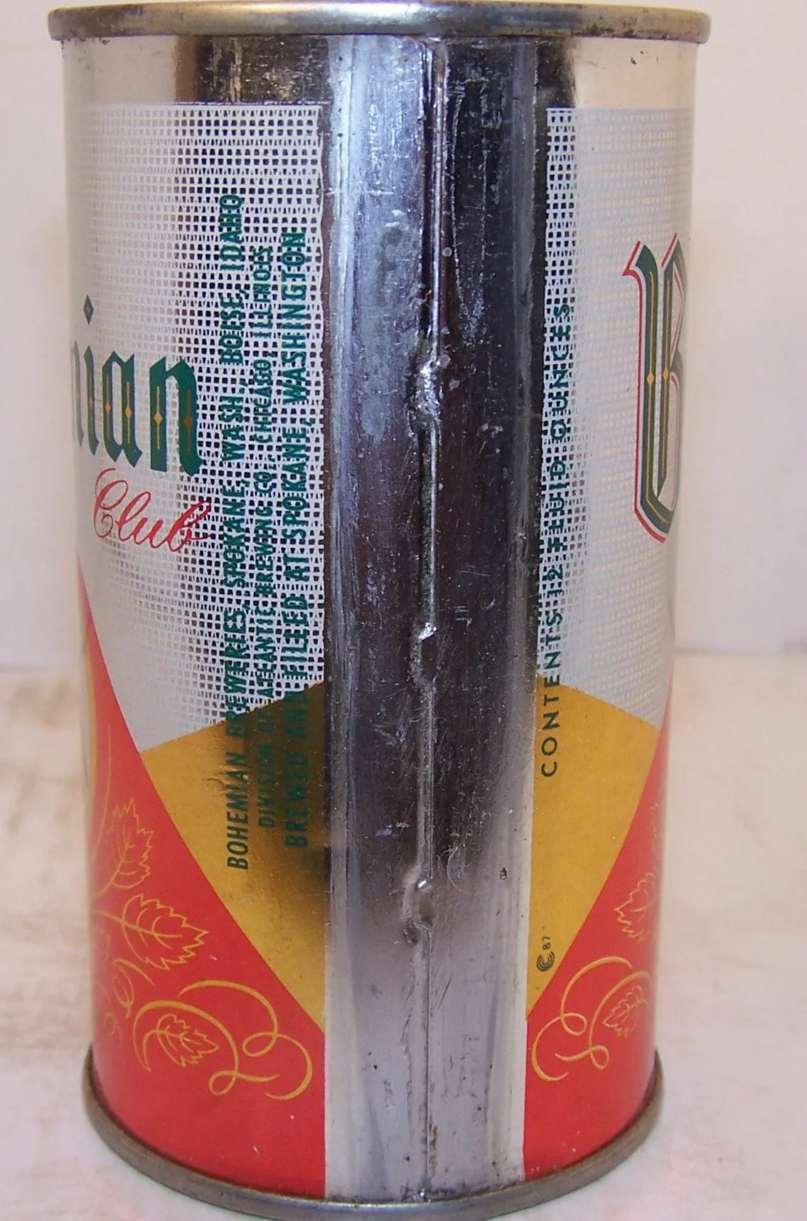 Bohemian Club Beer, USBC 40-31, Grade 1 to 1/1  Sold 5/3/15