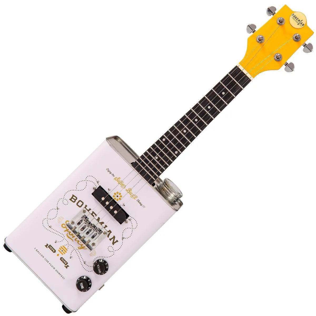 Bohemian Oil Can Ukulele ~ Honey