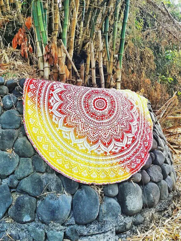 Bohemian Style Round Scarf