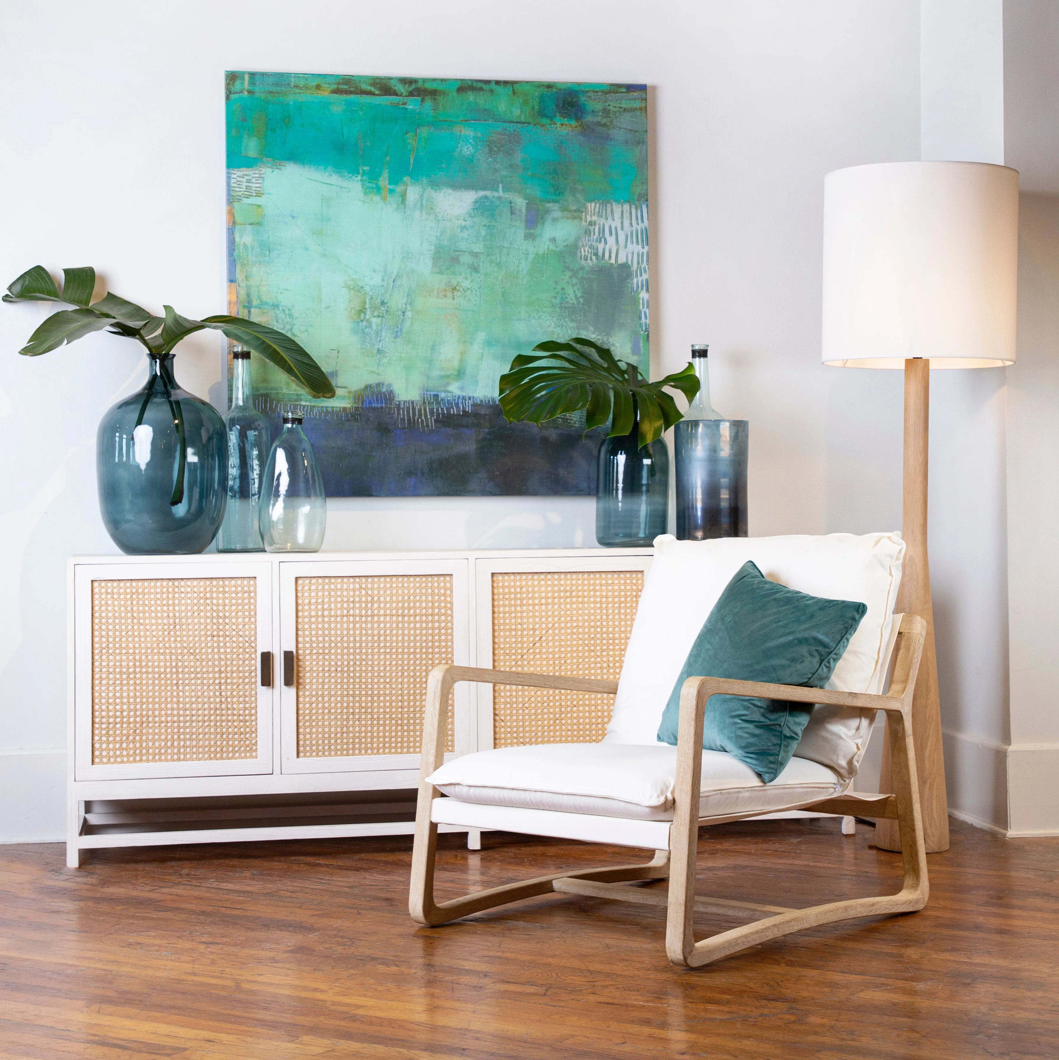 Boho Escape Swivel Chair with Premium Upholstery