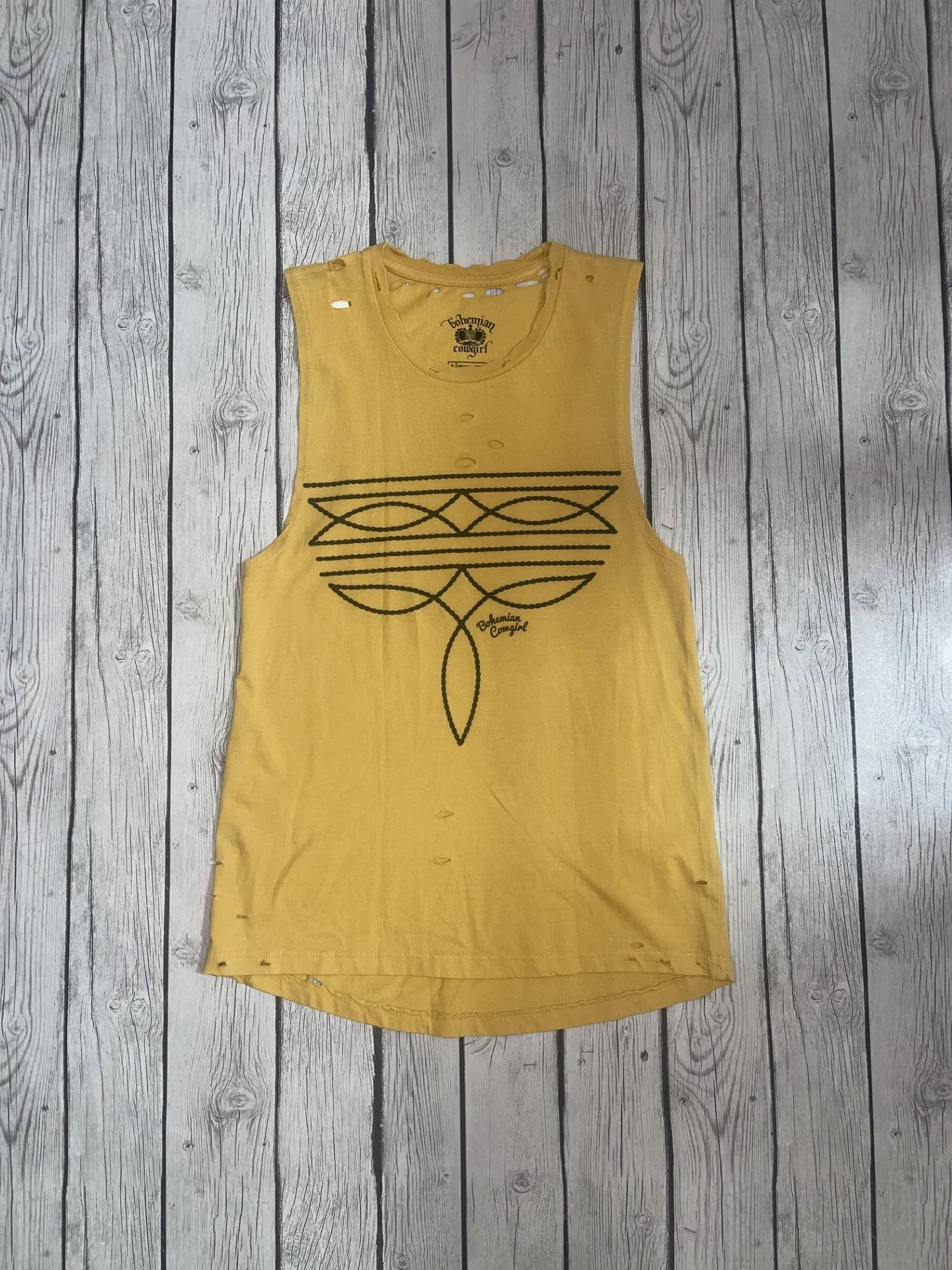Boot Stitch Destroyed Tank Top - Wholesale
