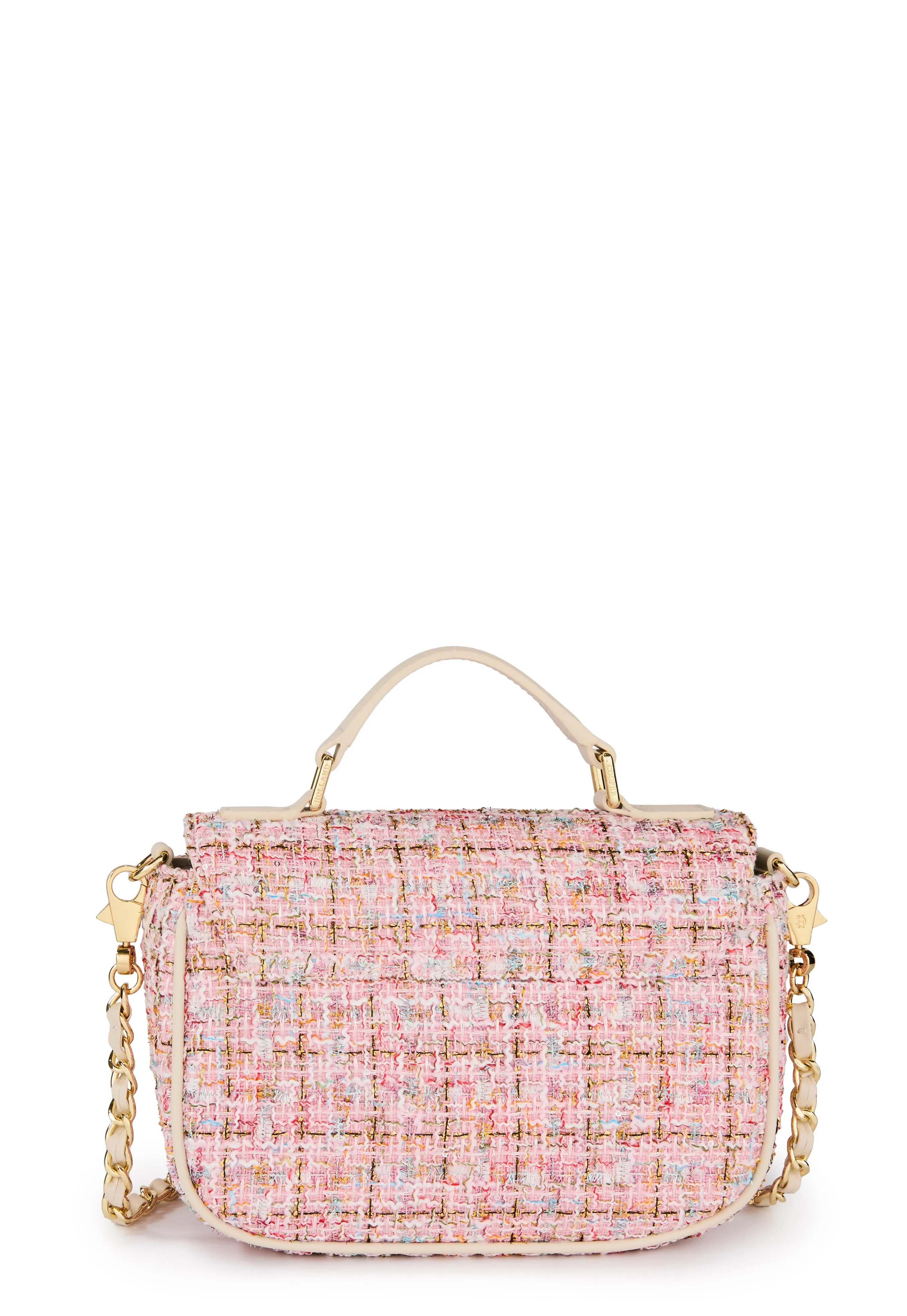 Boucle Crossbody Bag (Pink Sparkle Boucle)