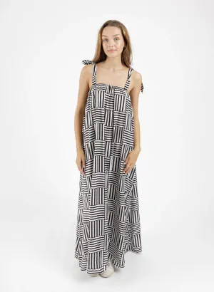 Bowie Dress - Black White