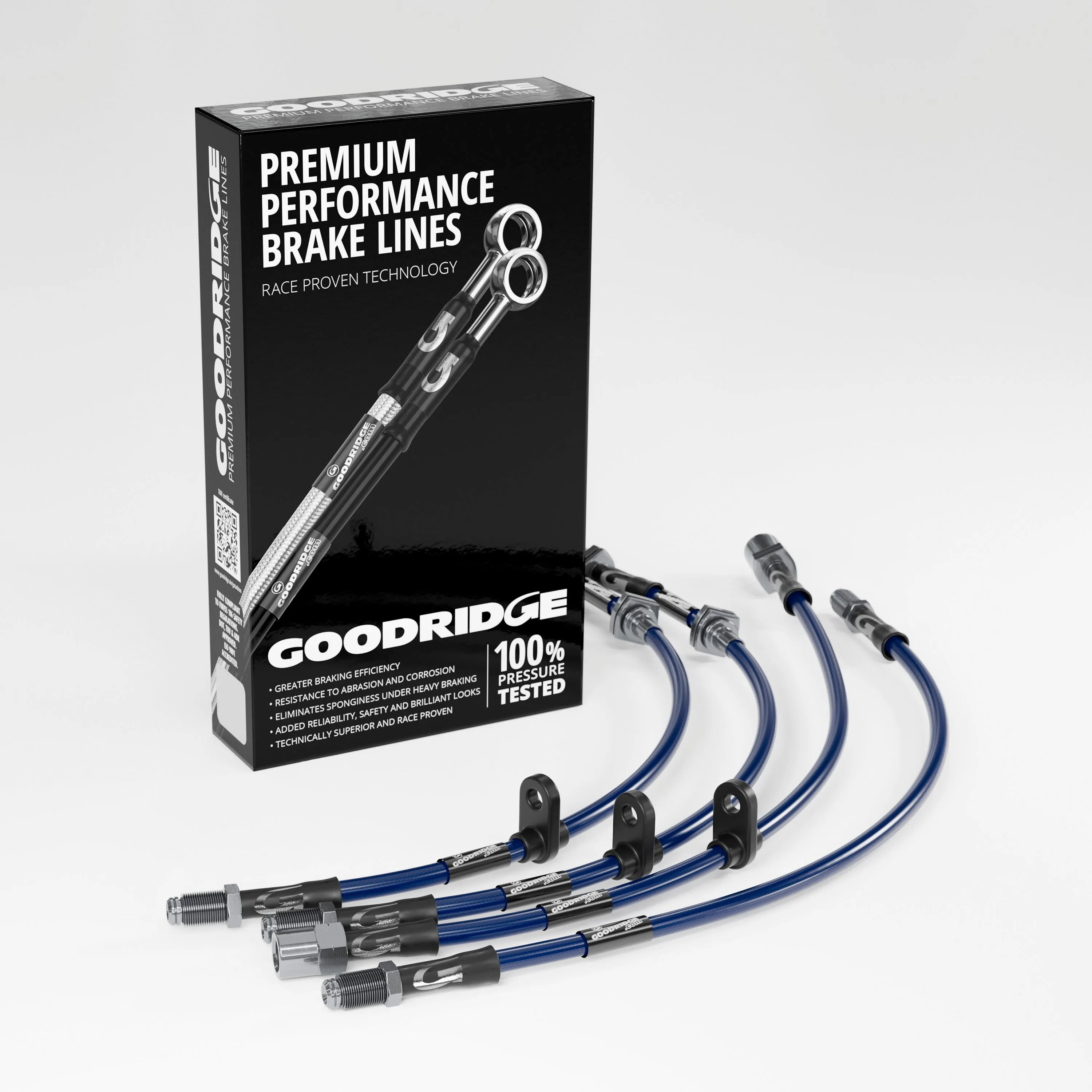BRAKE HOSE KIT FOR MINI R57 LCI CONVERTIBLE COOPER S JCW 1.6 TURBO 2009-02/2016