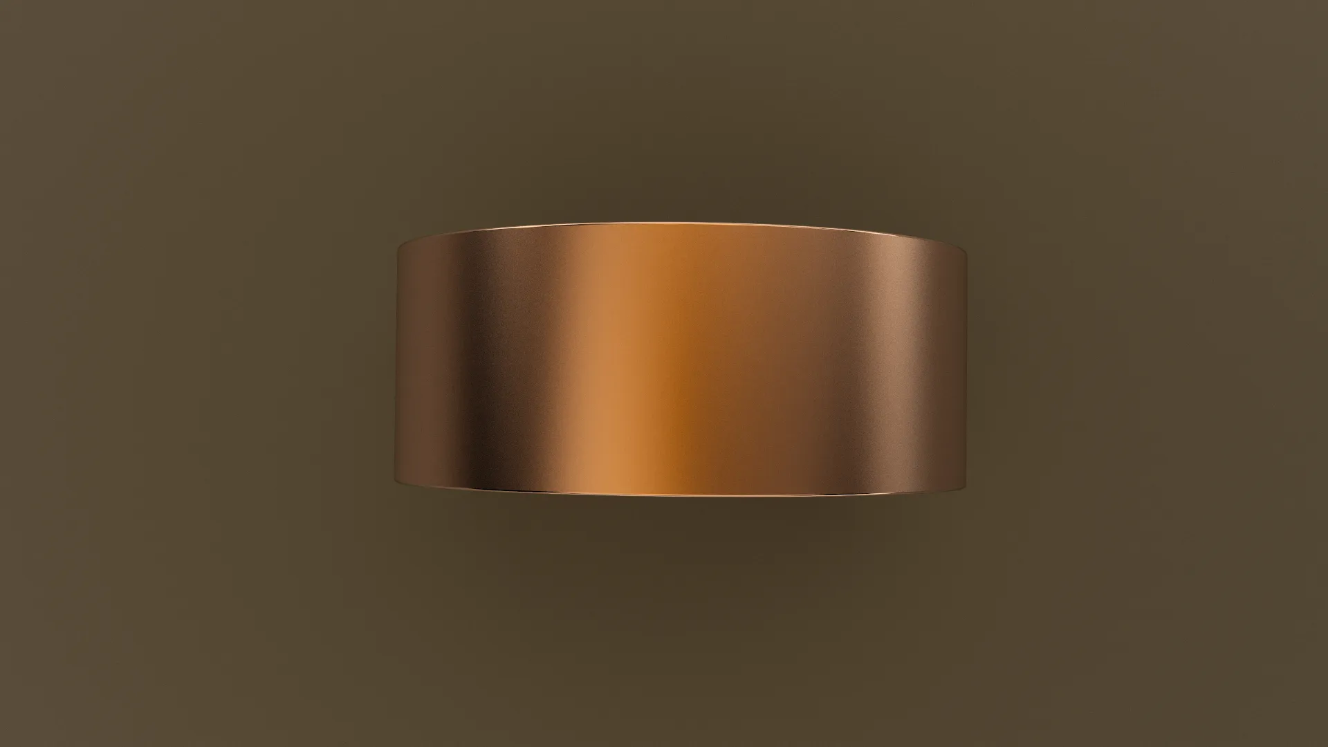 Brushed Rose Gold 9mm Flat Wedding Band