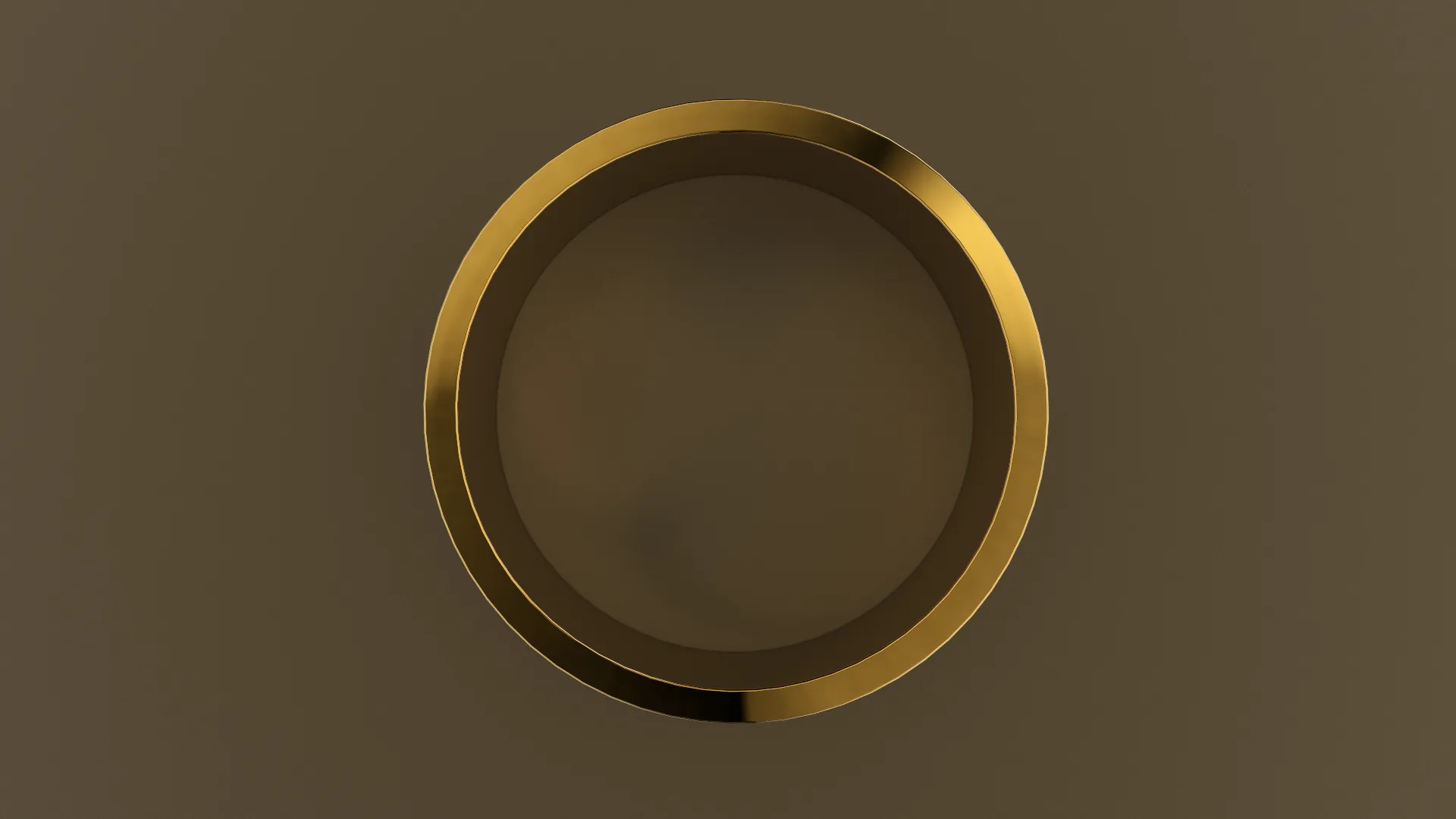 Brushed Yellow Gold 10mm Flat Wedding Band