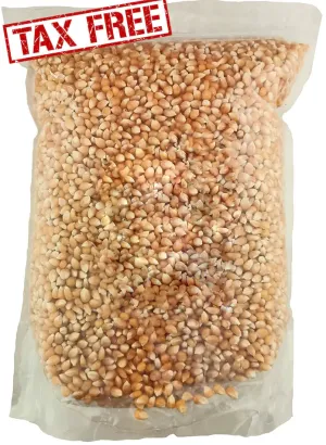 Bulk Organic Premium Yellow Popcorn Kernels (6lbs, 12lbs, 18lbs, 24lbs) (Product of Canada)