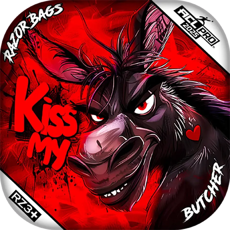 Butcher | Kiss My | ACL PRO Razor Cornhole Bags
