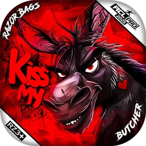 Butcher | Kiss My | ACL PRO Razor Cornhole Bags