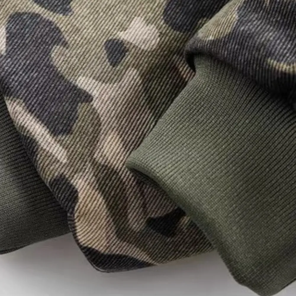 Camouflage Fur Coat