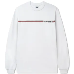 Cash Only - Motion L/S Tee White