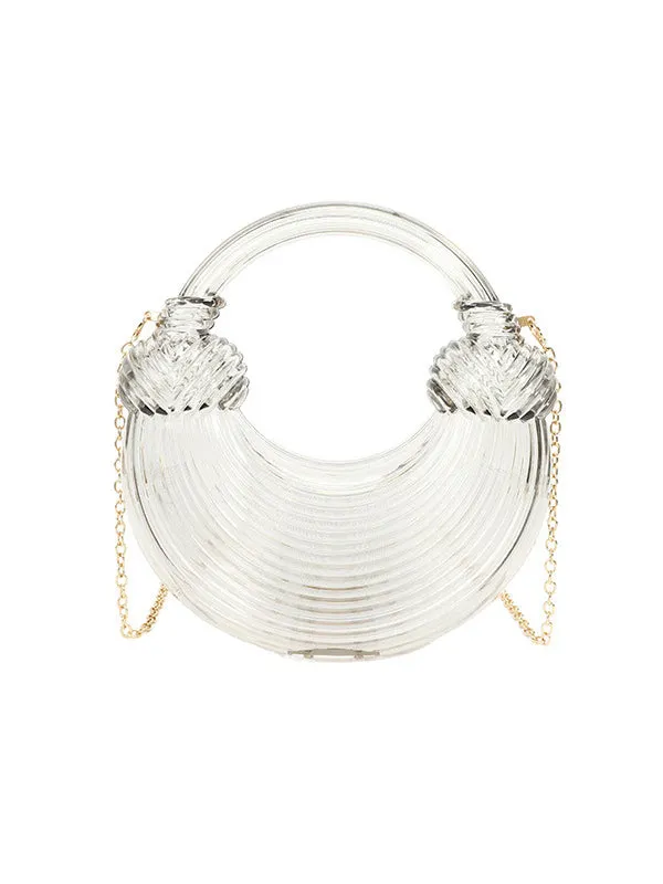 Chains Geometric Shiny Bags