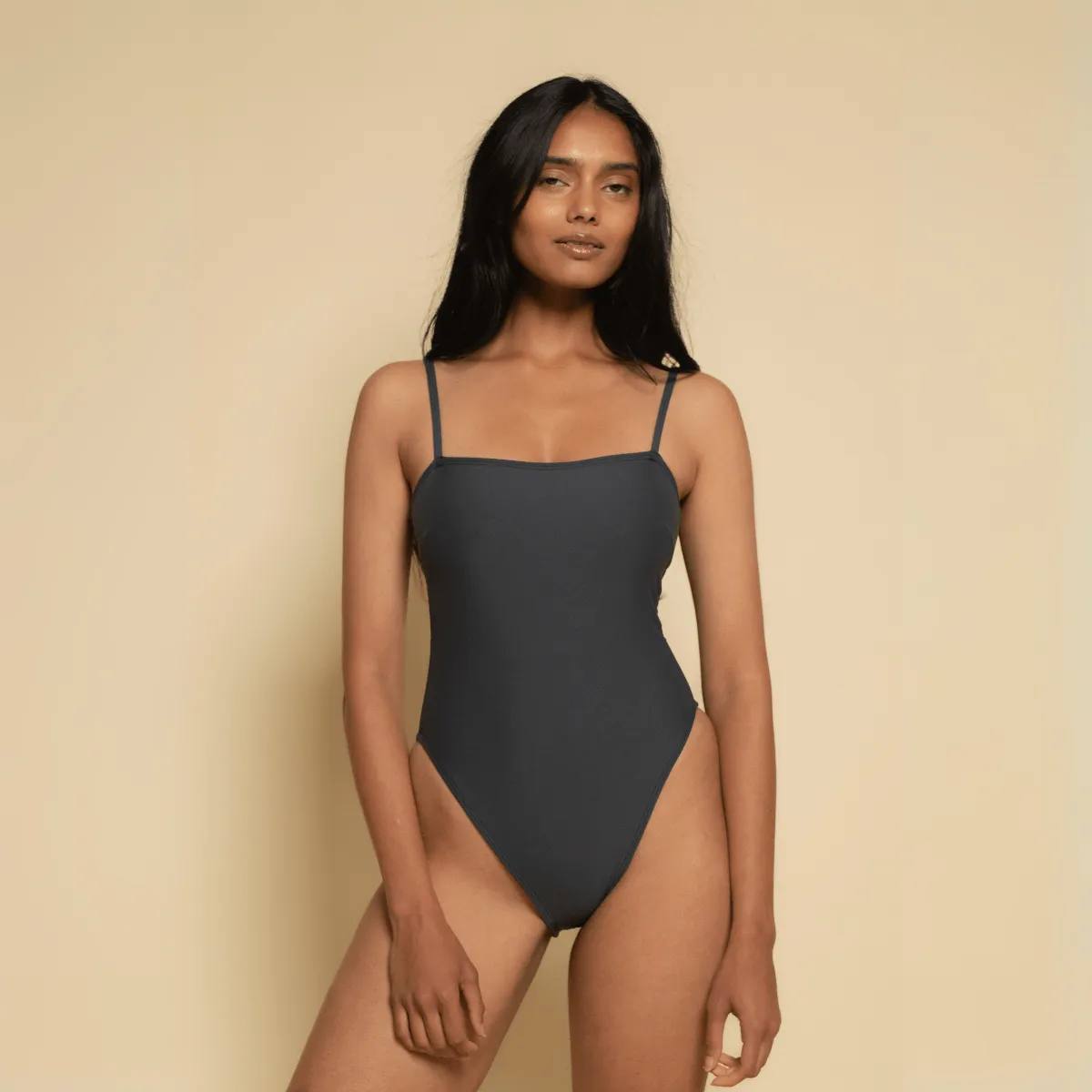 Charcoal Jacelyn One-Piece