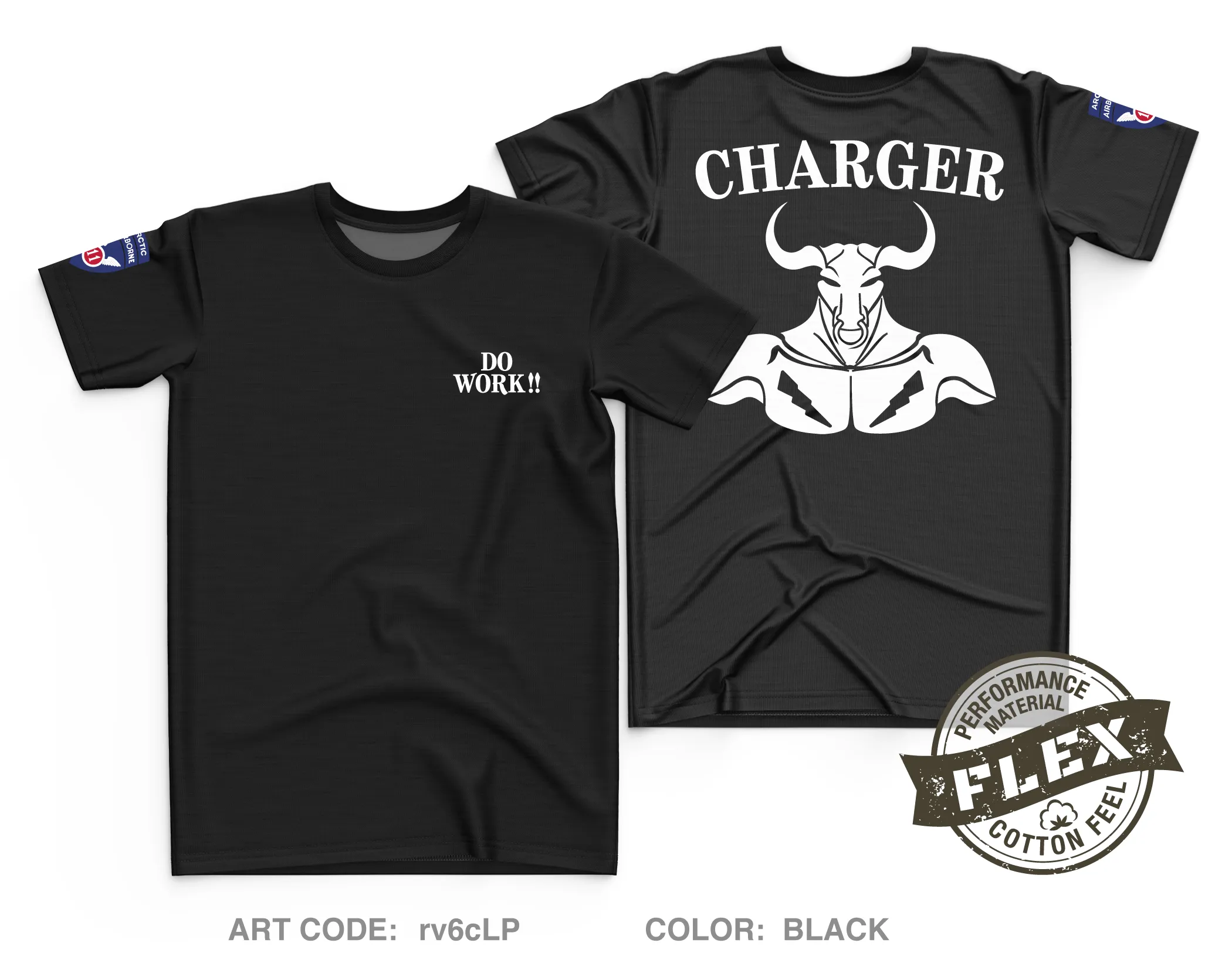 Charger Company 1-5 IN Core Men's SS Flex Performance Tee - rv6cLP