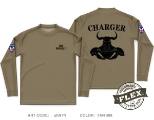 Charger Company 1-5 IN Fundraising Collection Core Men's LS Flex Performance Tee - uhN7ff