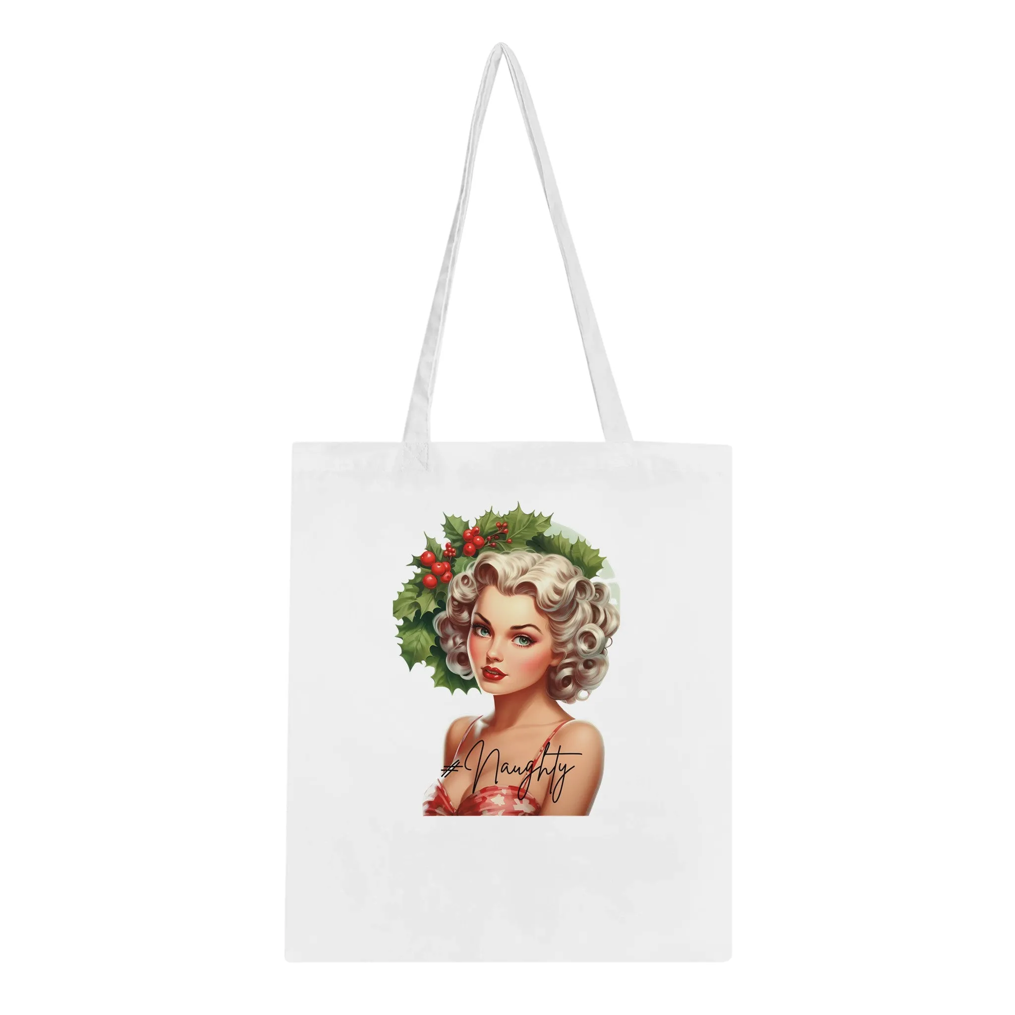 Christmas Pin Up Girls Classic Tote Bag