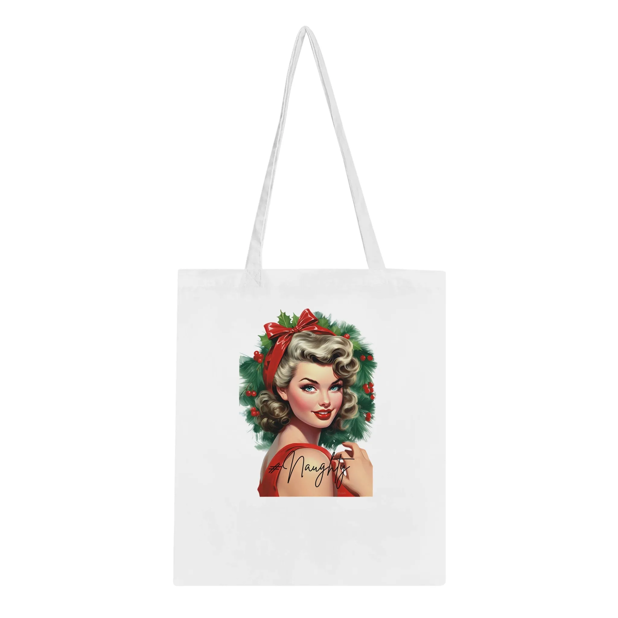 Christmas Pin Up Girls Classic Tote Bag