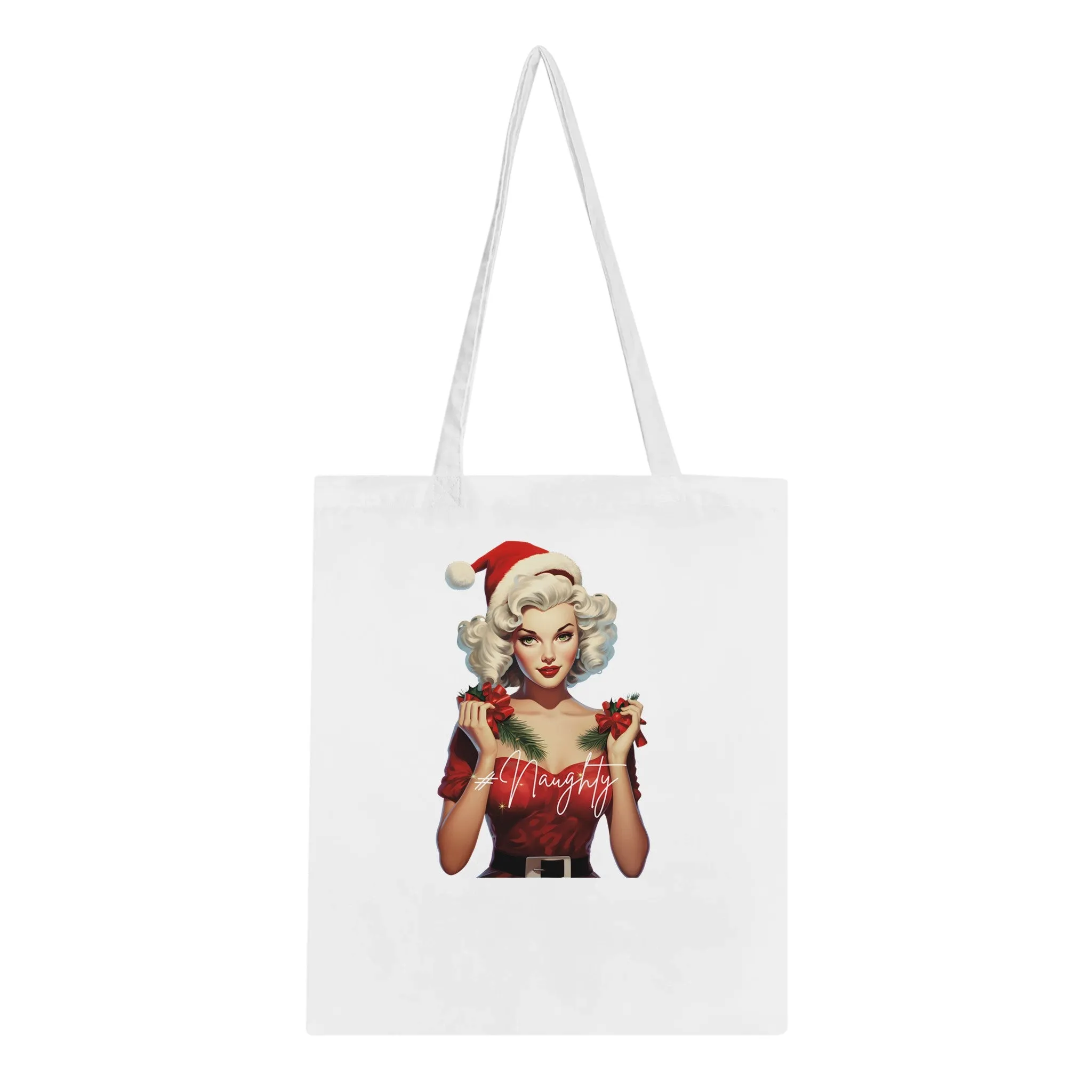 Christmas Pin Up Girls Classic Tote Bag
