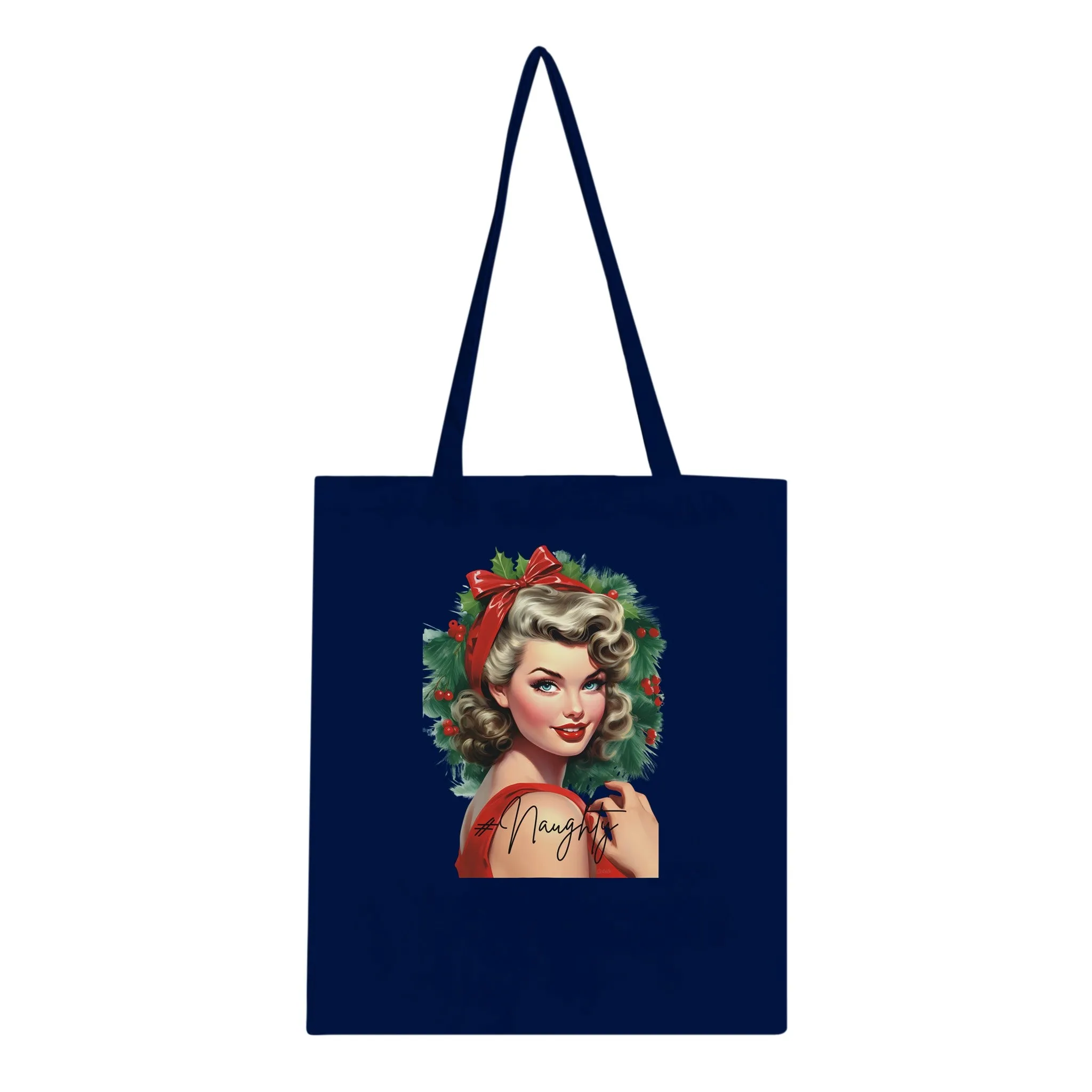 Christmas Pin Up Girls Classic Tote Bag