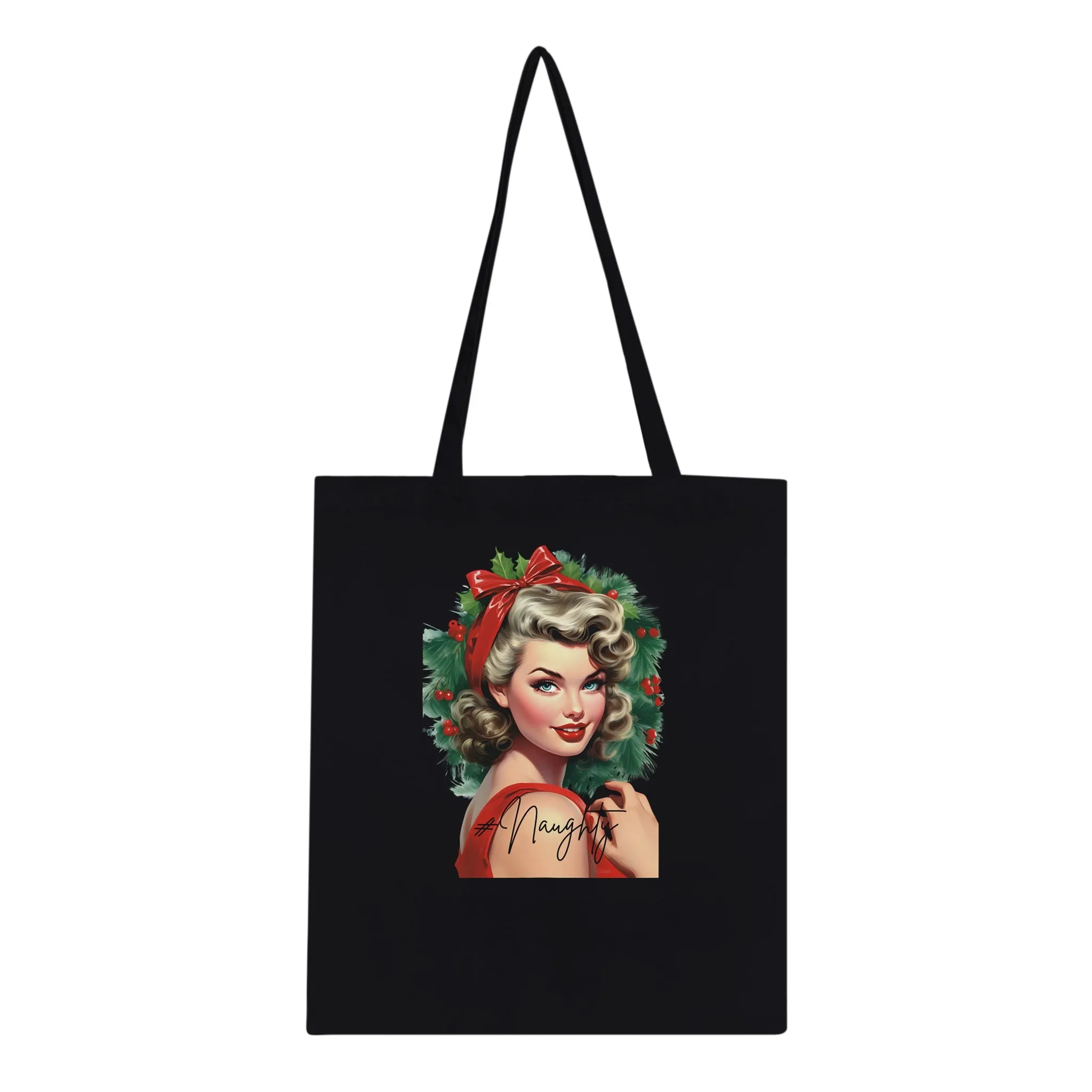 Christmas Pin Up Girls Classic Tote Bag