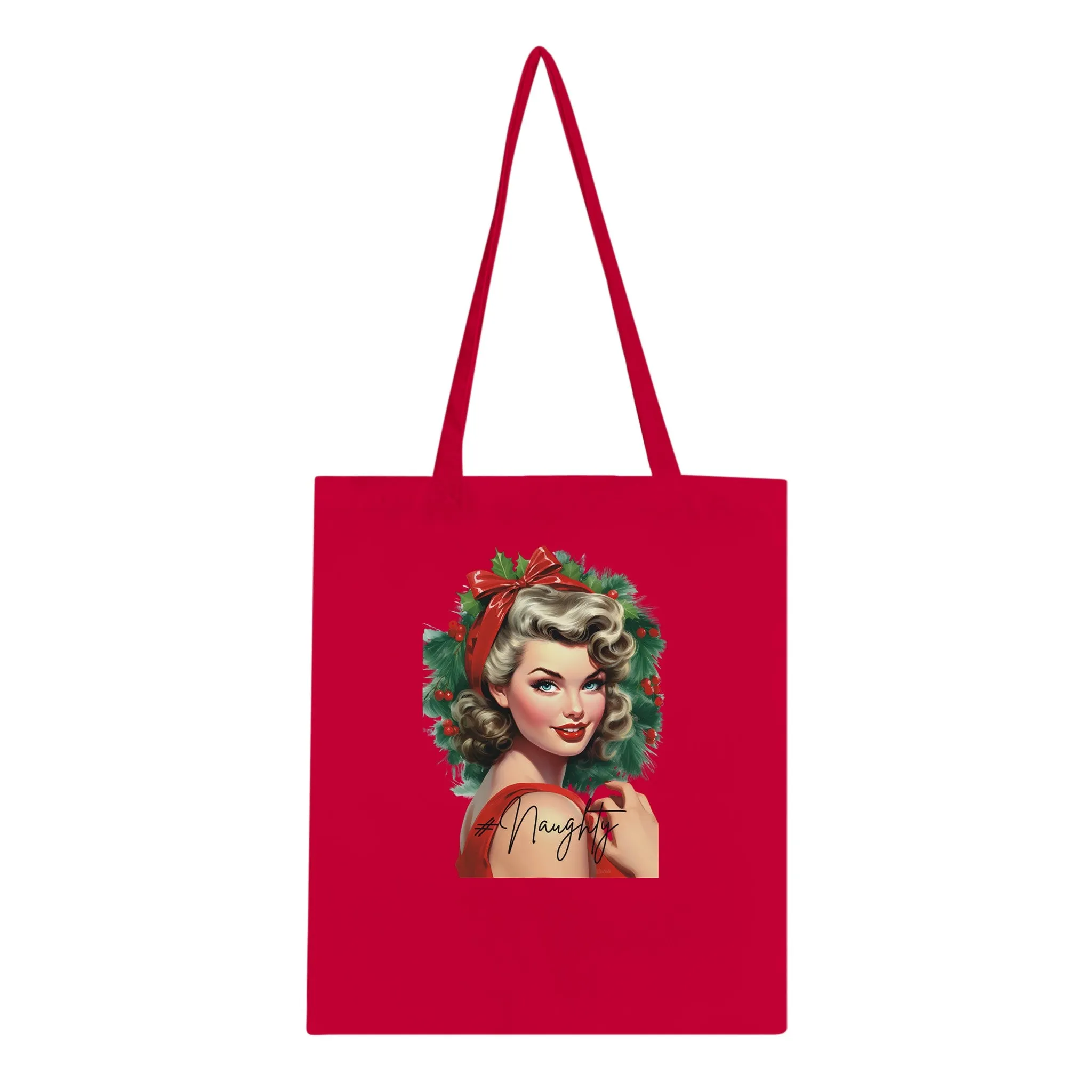 Christmas Pin Up Girls Classic Tote Bag