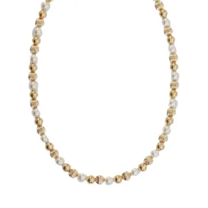 CIAO | 14k Gold Filled with Pearl Beads Necklace