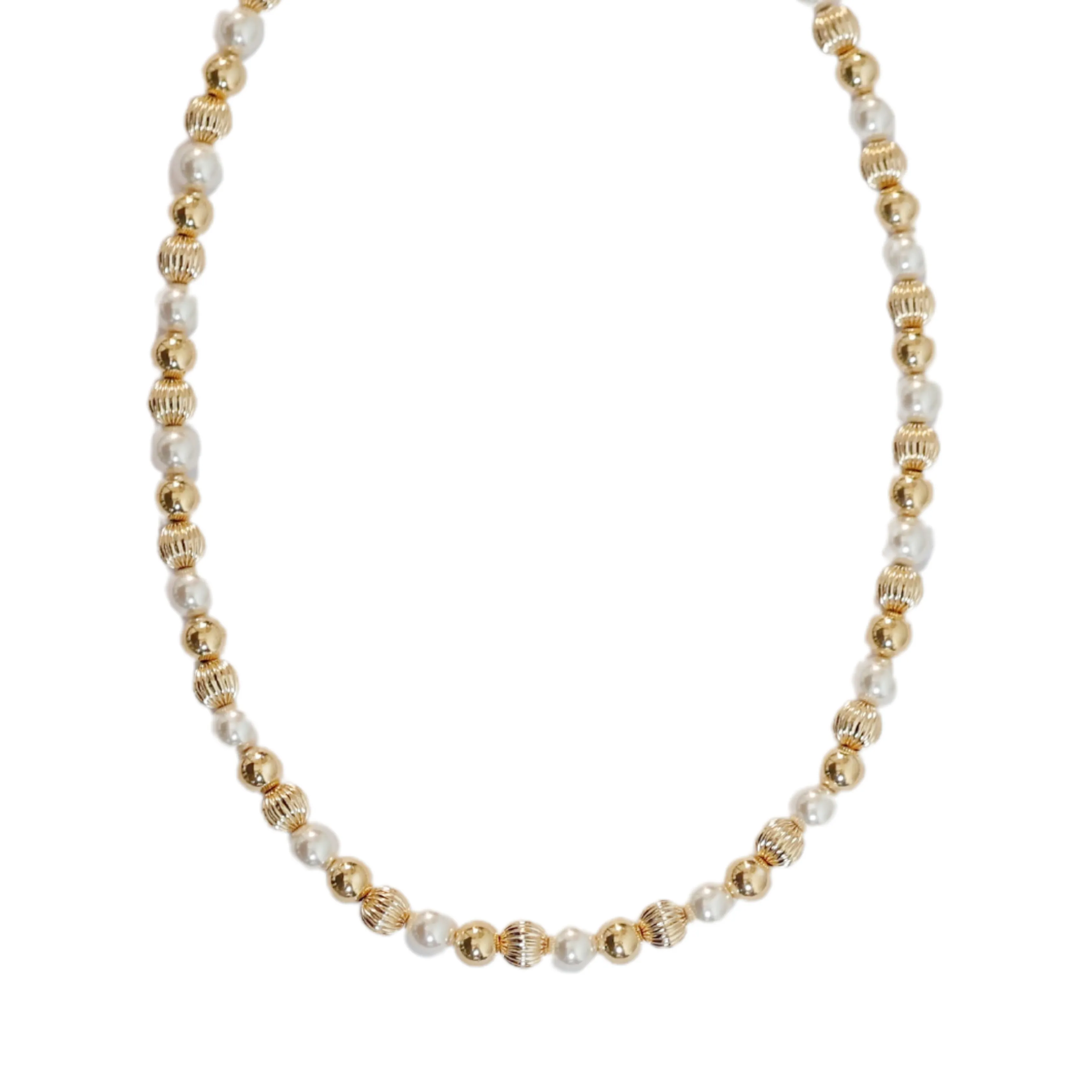 CIAO | 14k Gold Filled with Pearl Beads Necklace