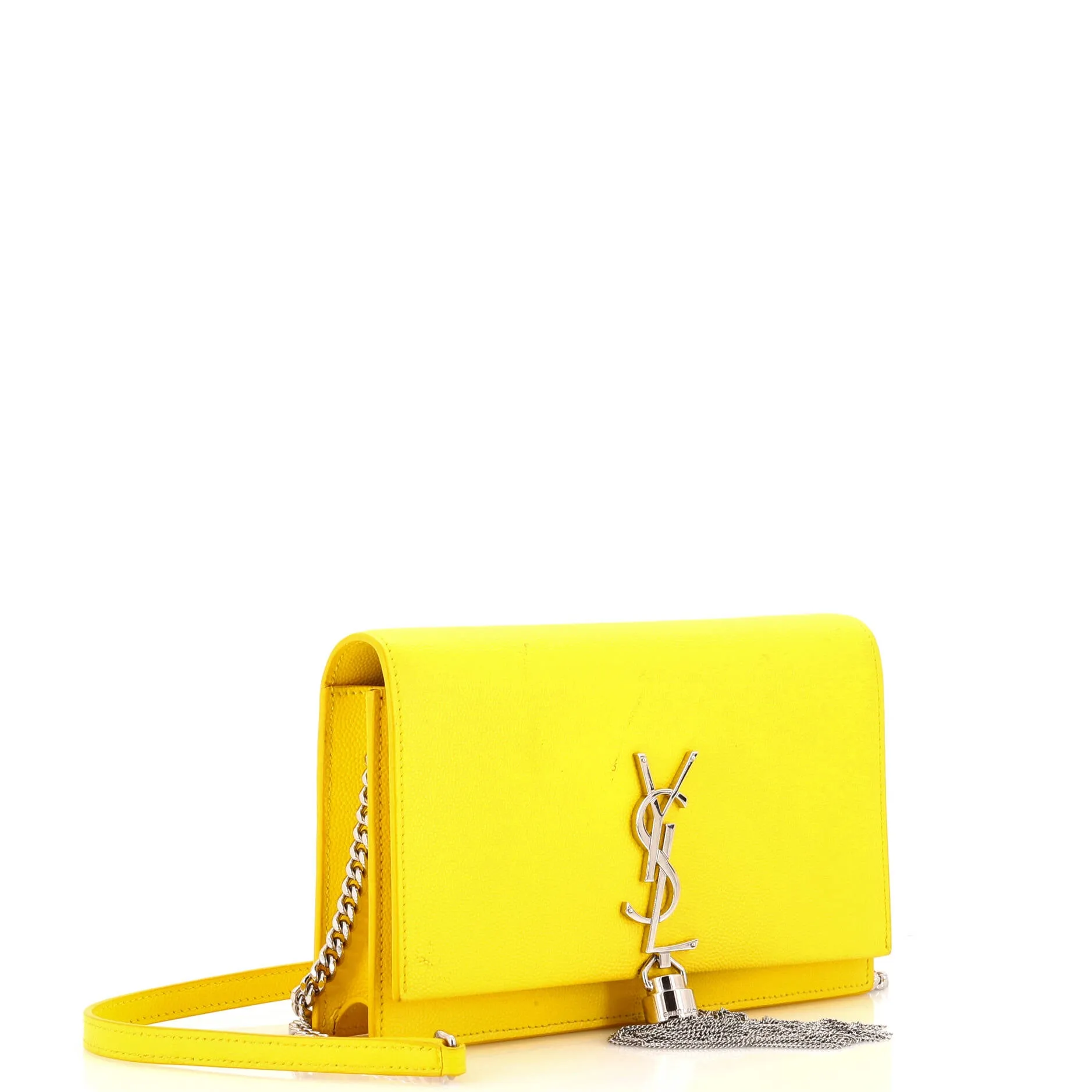 Classic Monogram Tassel Chain Wallet Leather
