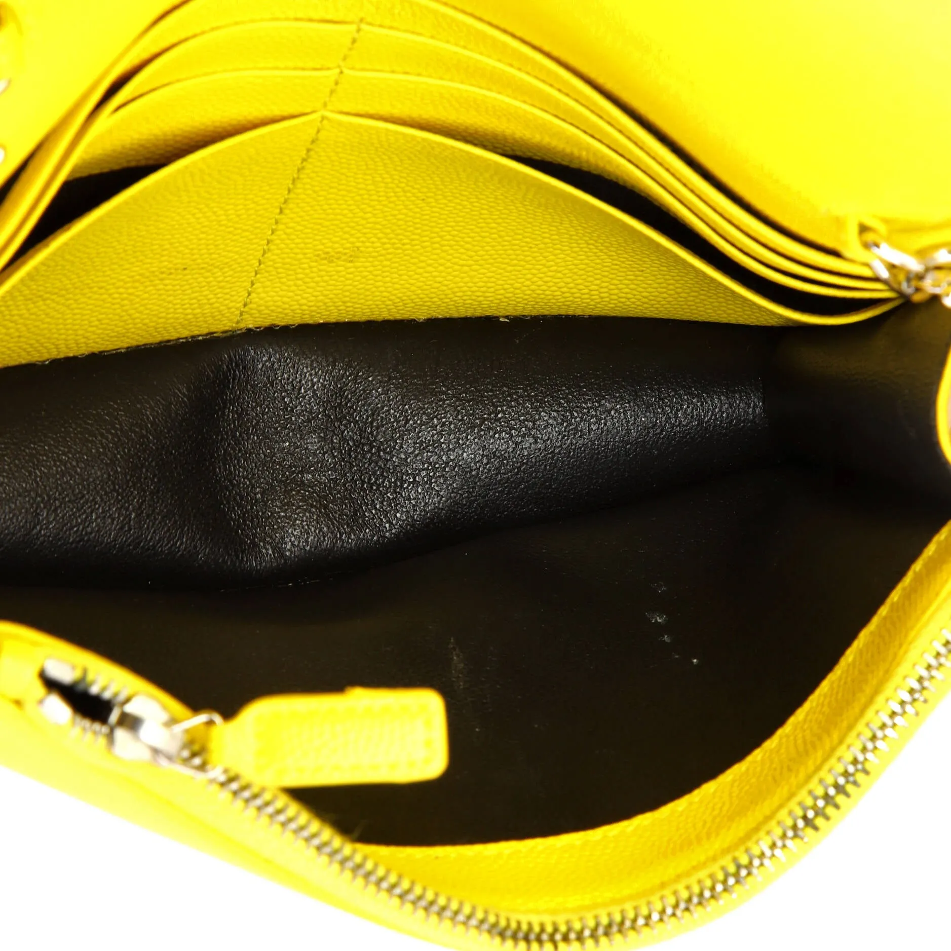 Classic Monogram Tassel Chain Wallet Leather