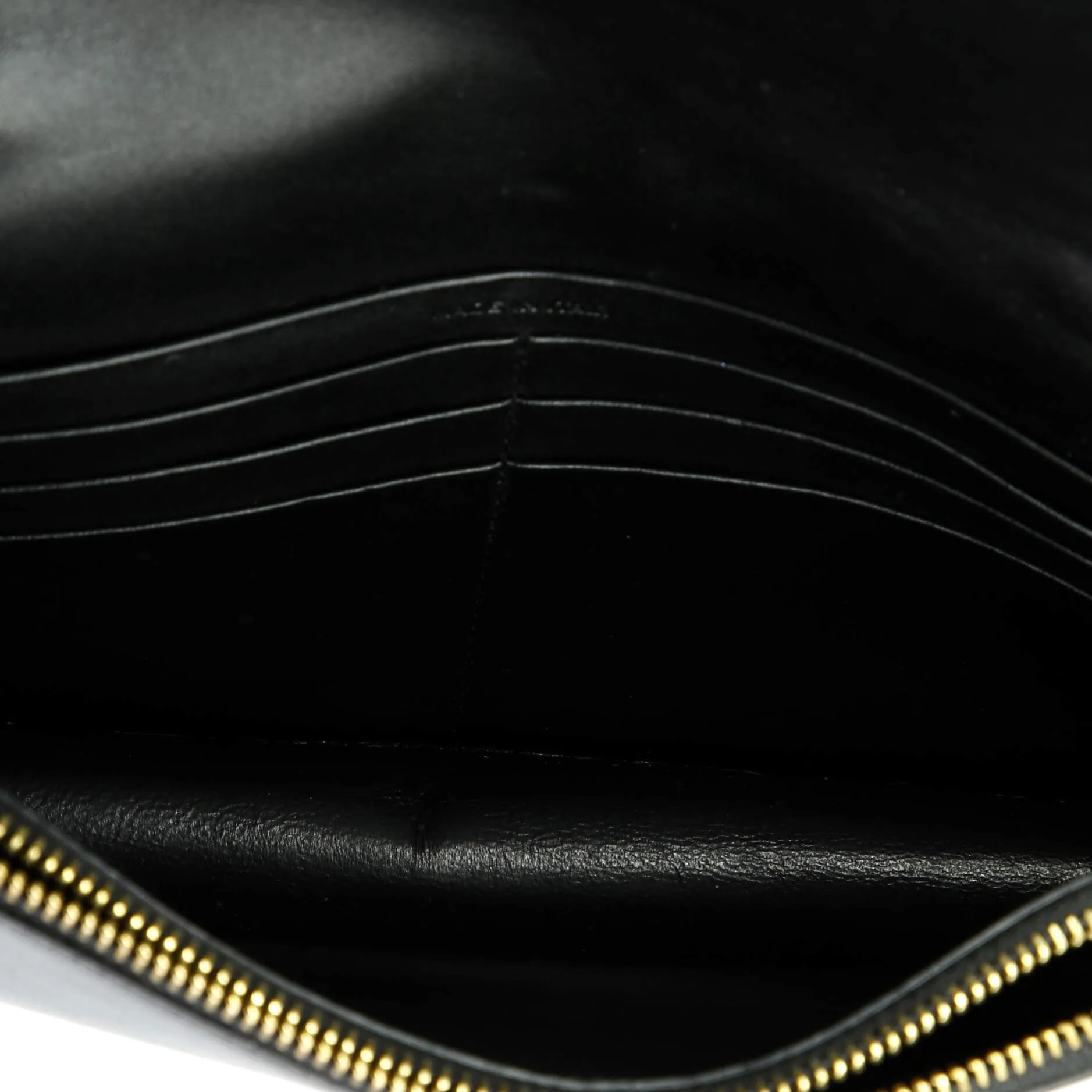 Classic Monogram Tassel Chain Wallet Leather