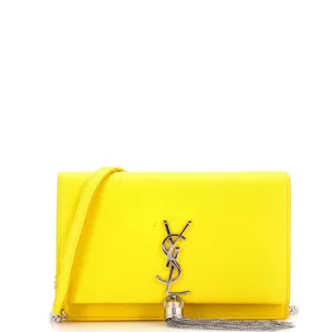 Classic Monogram Tassel Chain Wallet Leather